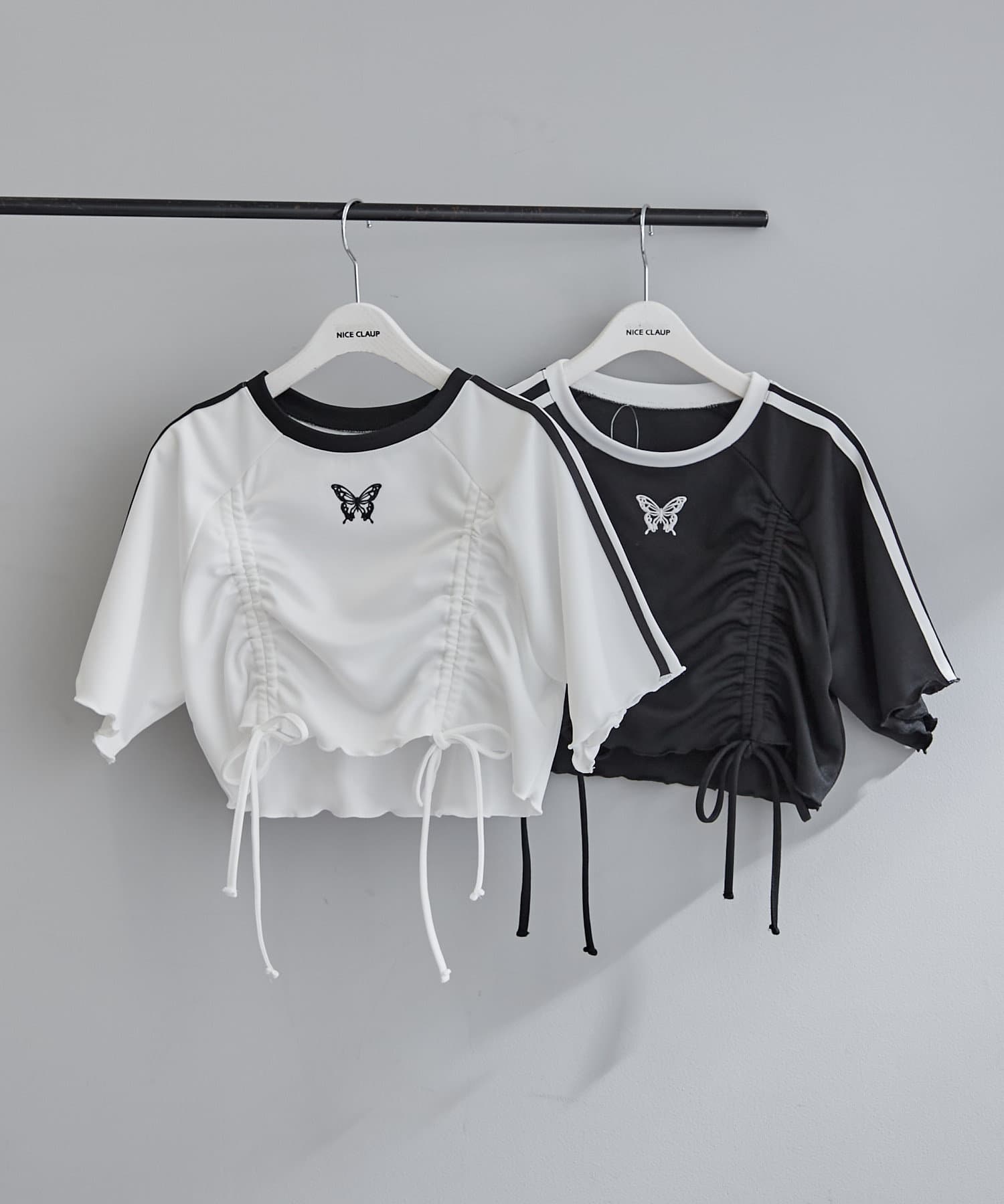 tシャツ B ドロストデザインTEE レディース 80414078.jpg