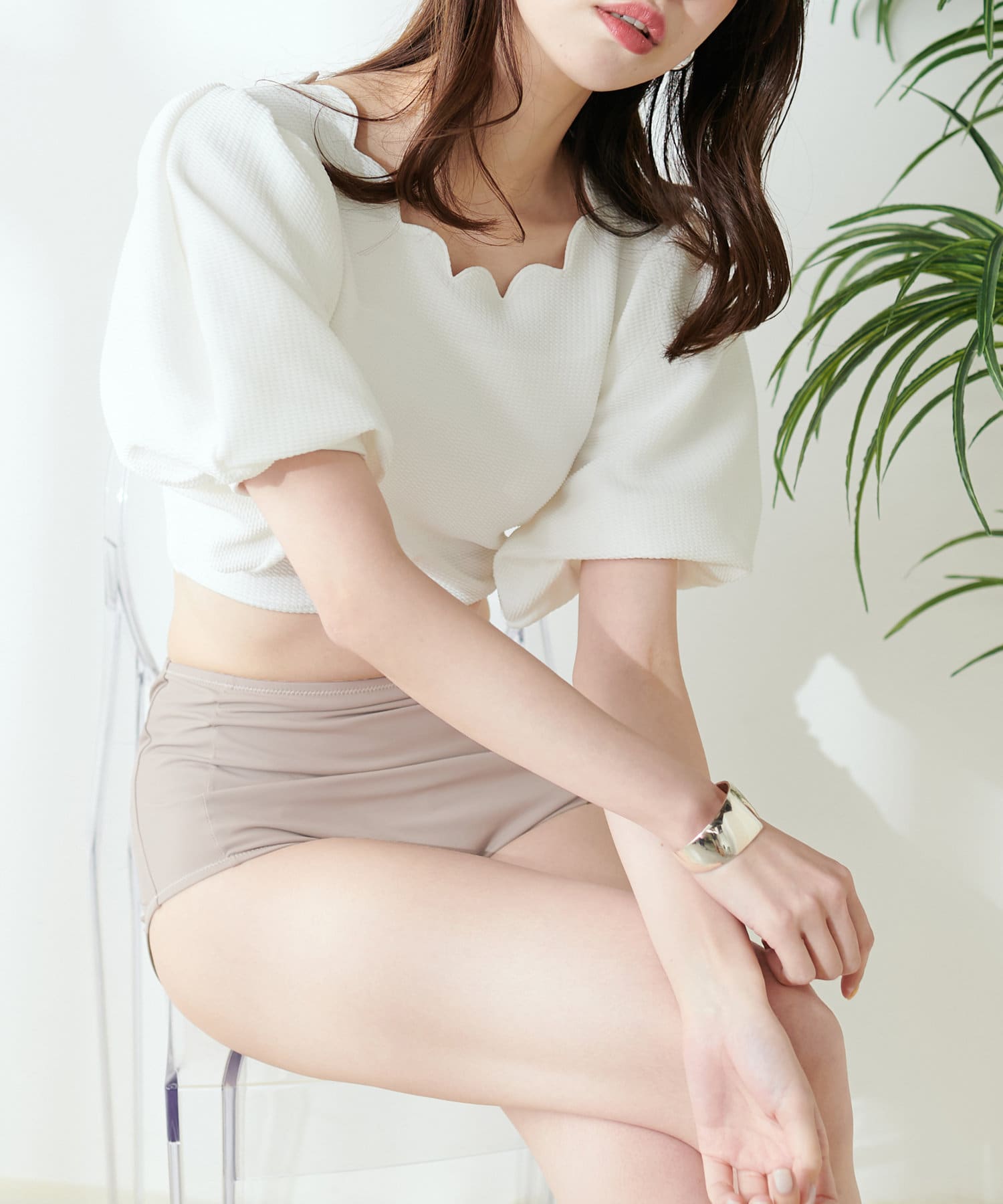 natural couture 水着 収納ポーチ付き水着SET | natural couture(ナチュラルクチュール