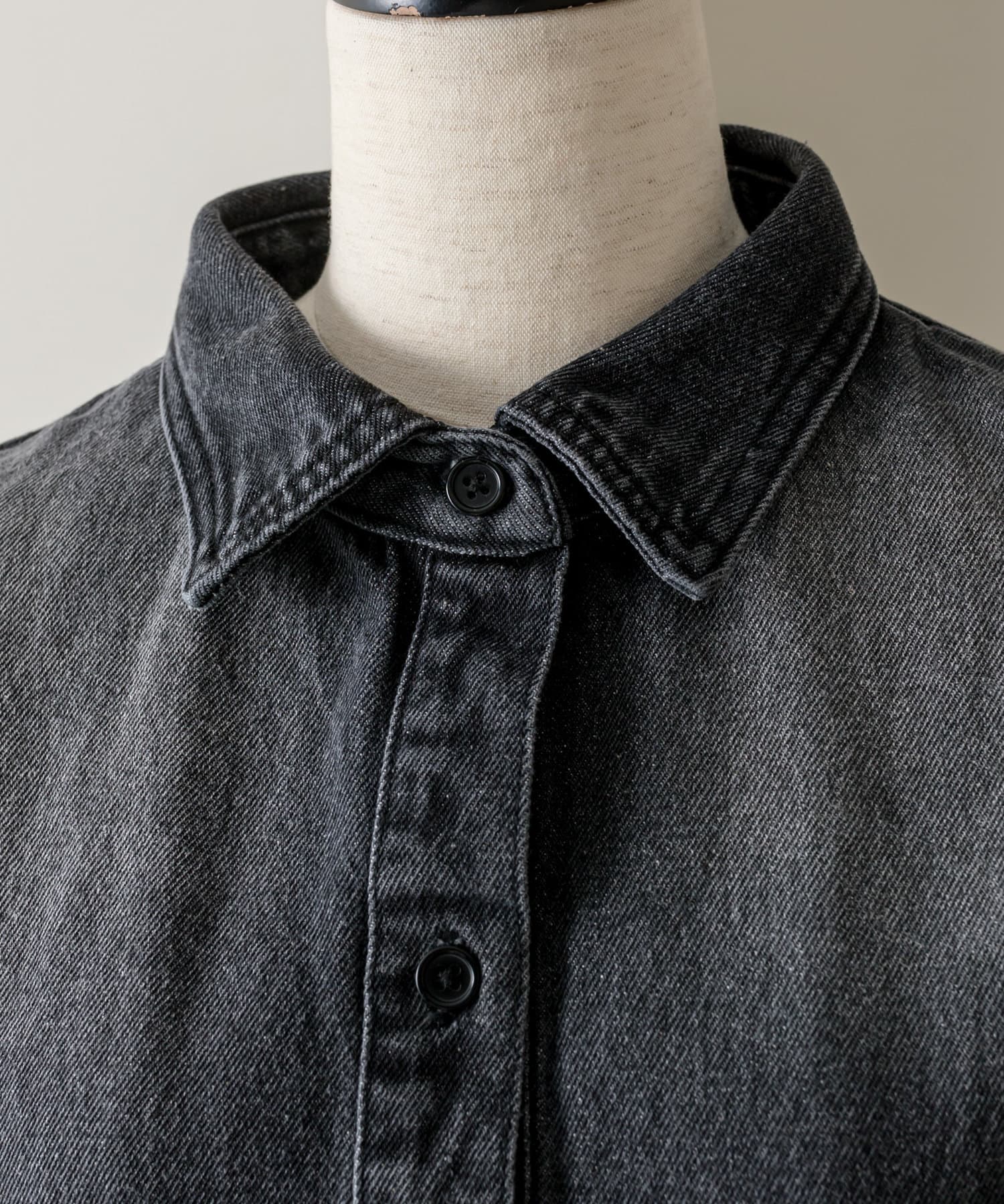 OUTLET(アウトレット) 【ear PAPILLONNER】デニムチュニックシャツ【SUM1 STYLE】