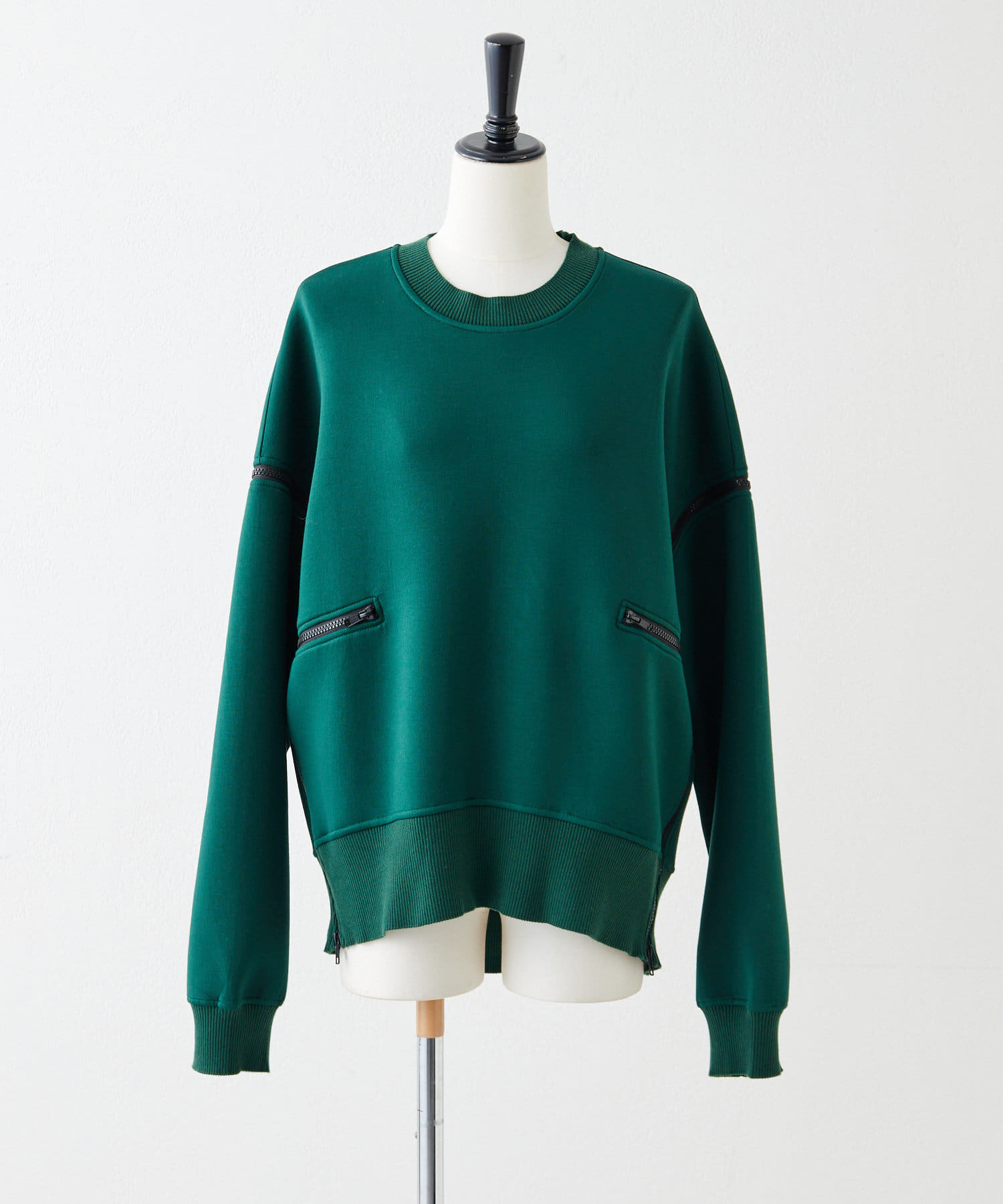 OUTLET(アウトレット) 【ear PAPILLONNER】ZIPポンチスウェット【SUM1 STYLE】