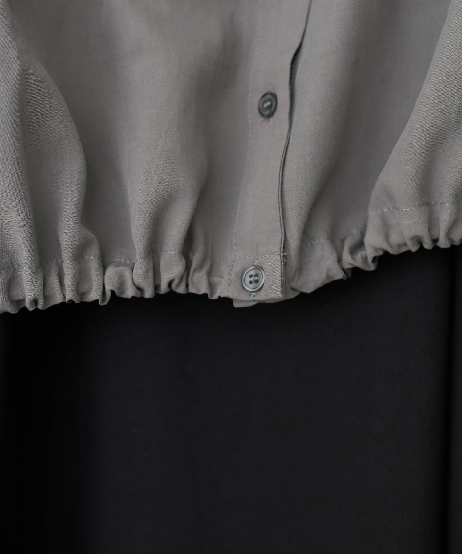 natural couture(ナチュラルクチュール) ドロストショートシャツ×キャミワンピース