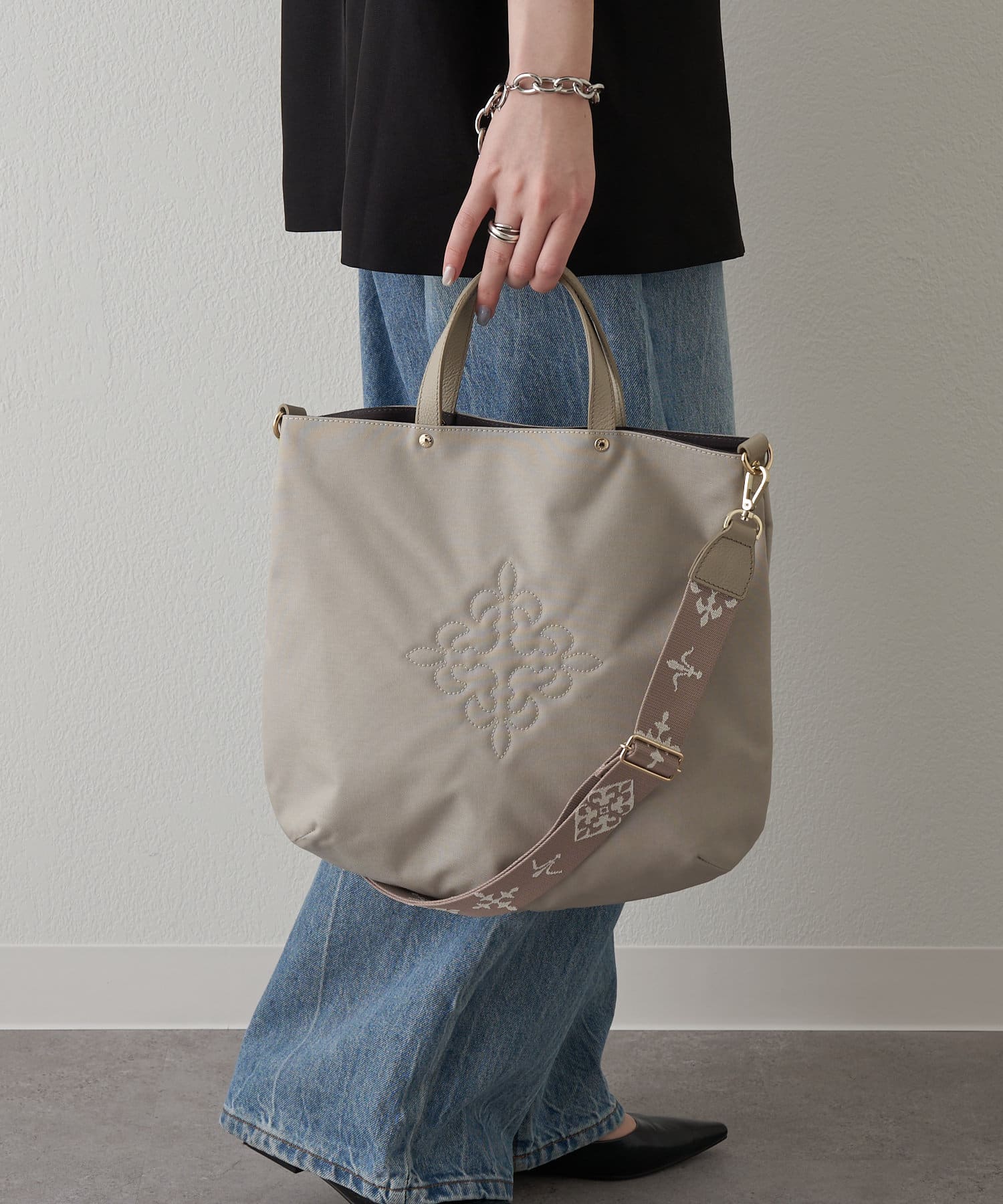 russet(ラシット) 即完売した［グレージュ］の追加予約受付中！【名品】 2wayトートバッグ