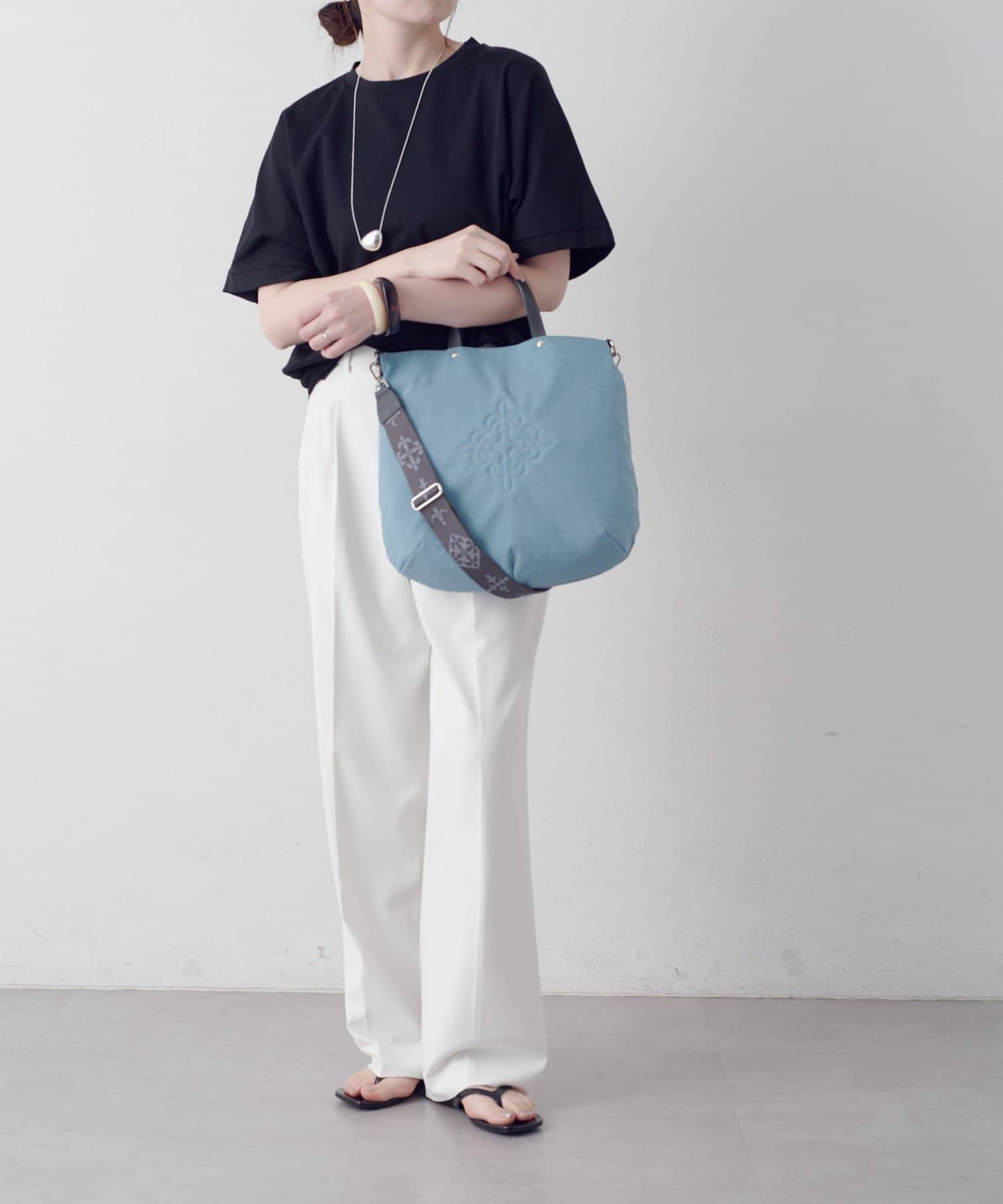 russet(ラシット) スリム2WAYトートバッグ <ナイロン>