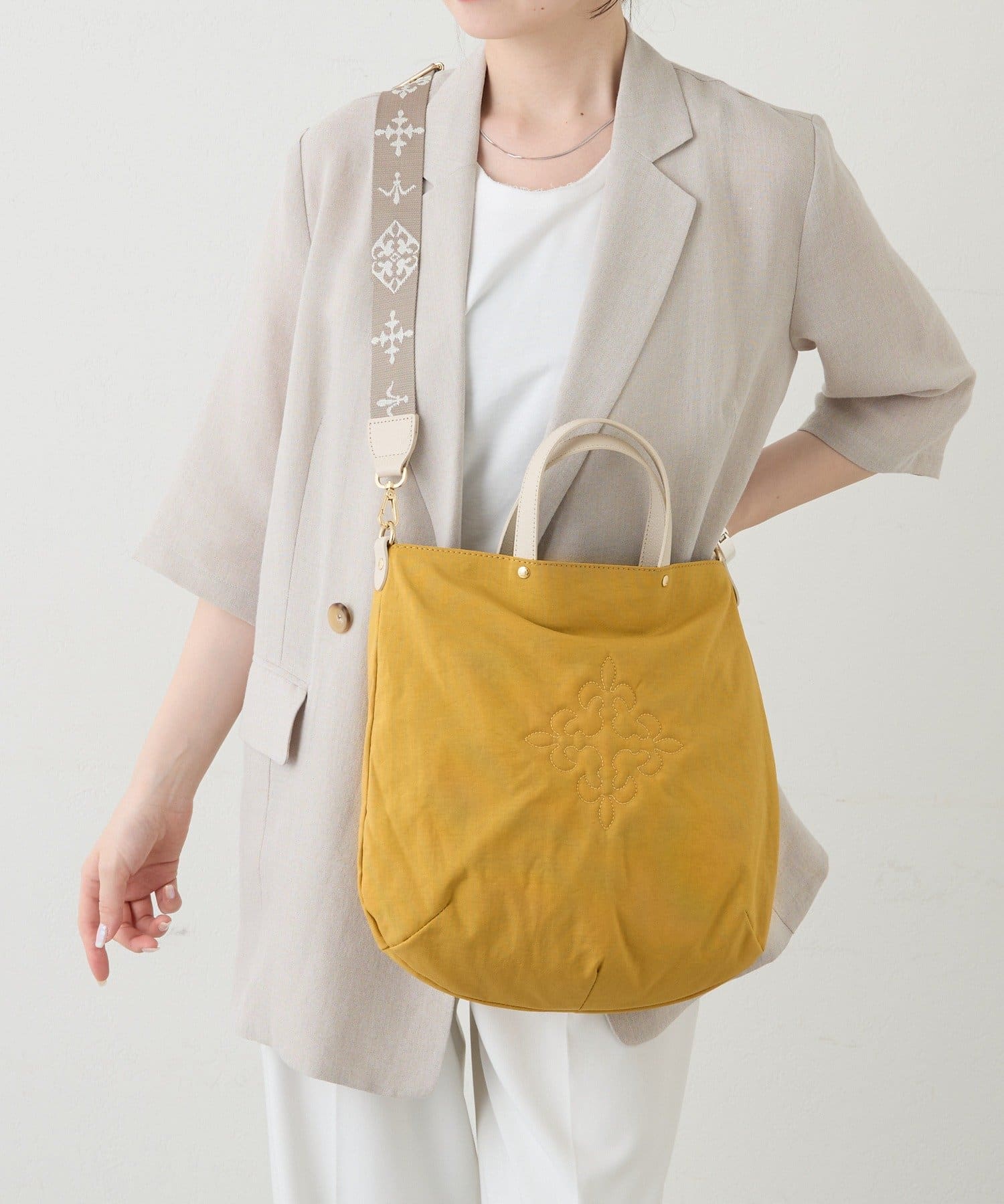 russet(ラシット) スリム2WAYトートバッグ <ナイロン>