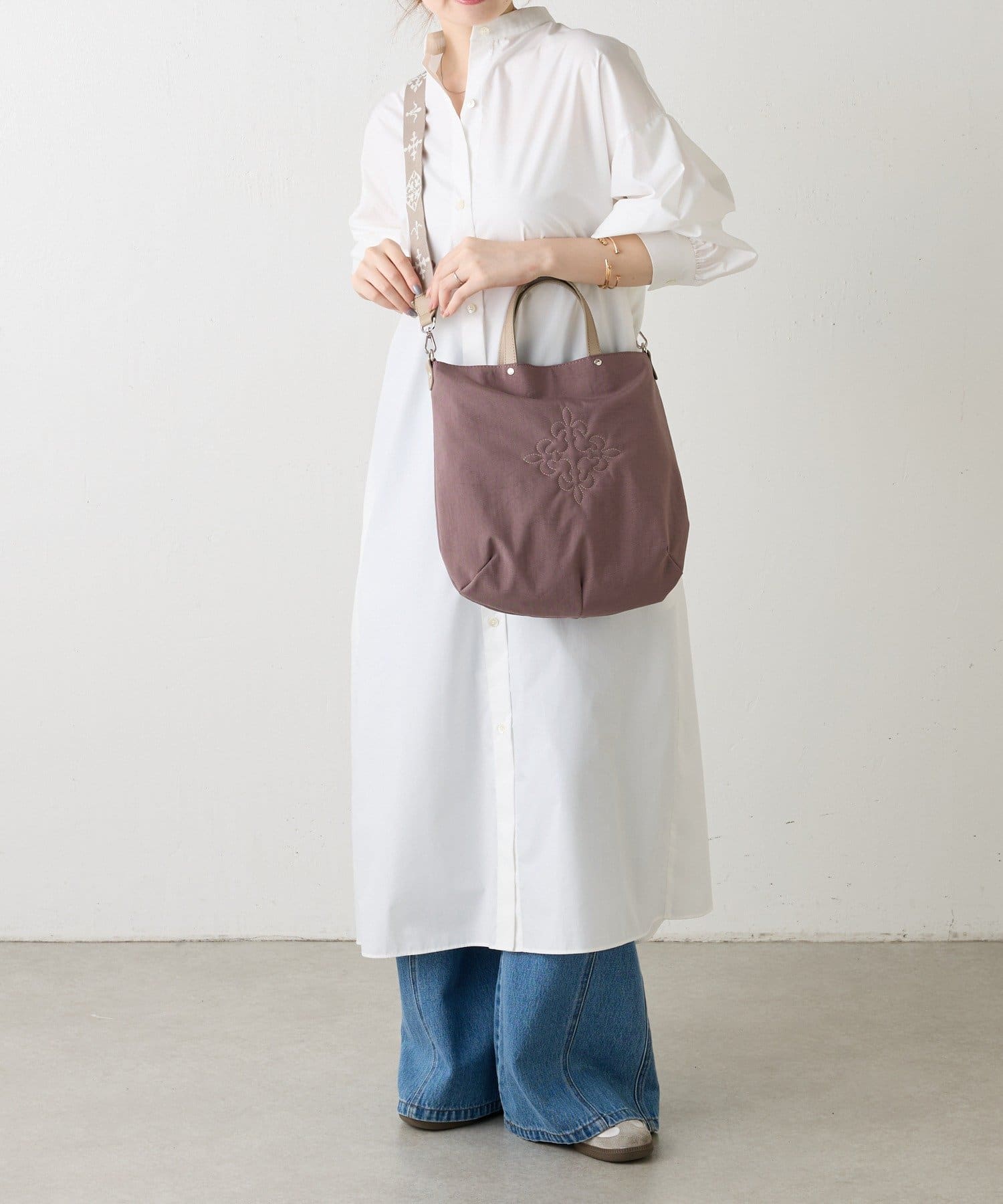 russet(ラシット) 【上半期BEST10】【撥水】スリム2WAYトートバッグ <ナイロン>