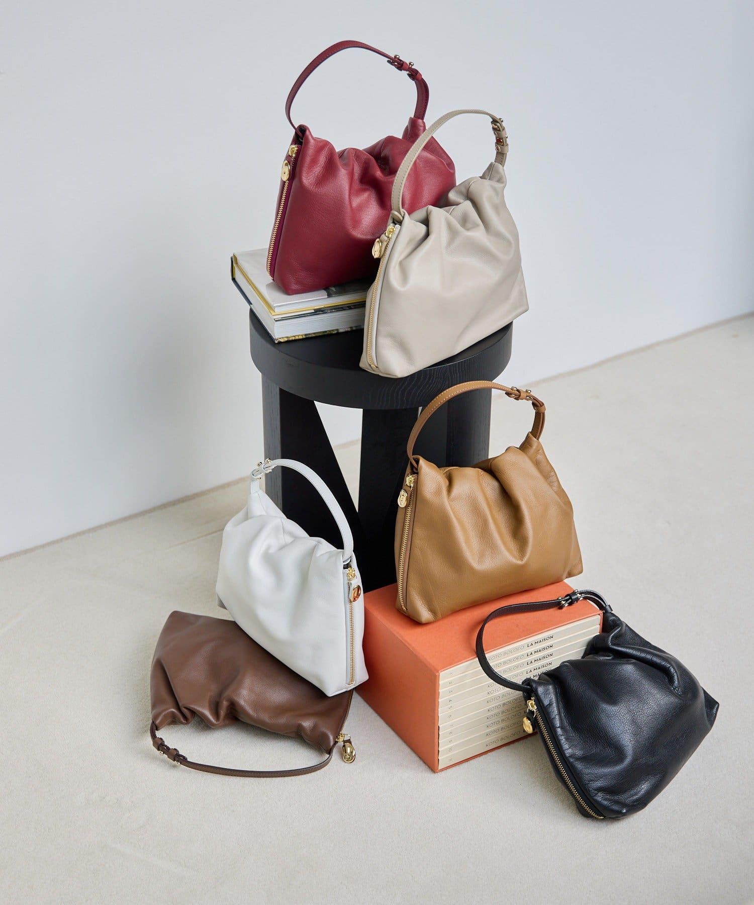 gemeil(ジェムイル) 【累計販売1万本突破】レザーワンハンドルバッグ (CE-1014)