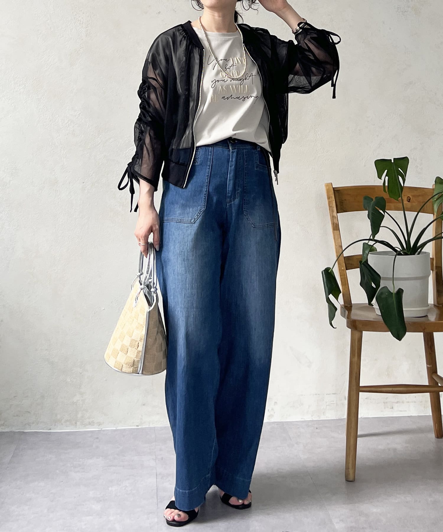 Croisiere(クロジエール) チュールシアーブルゾン