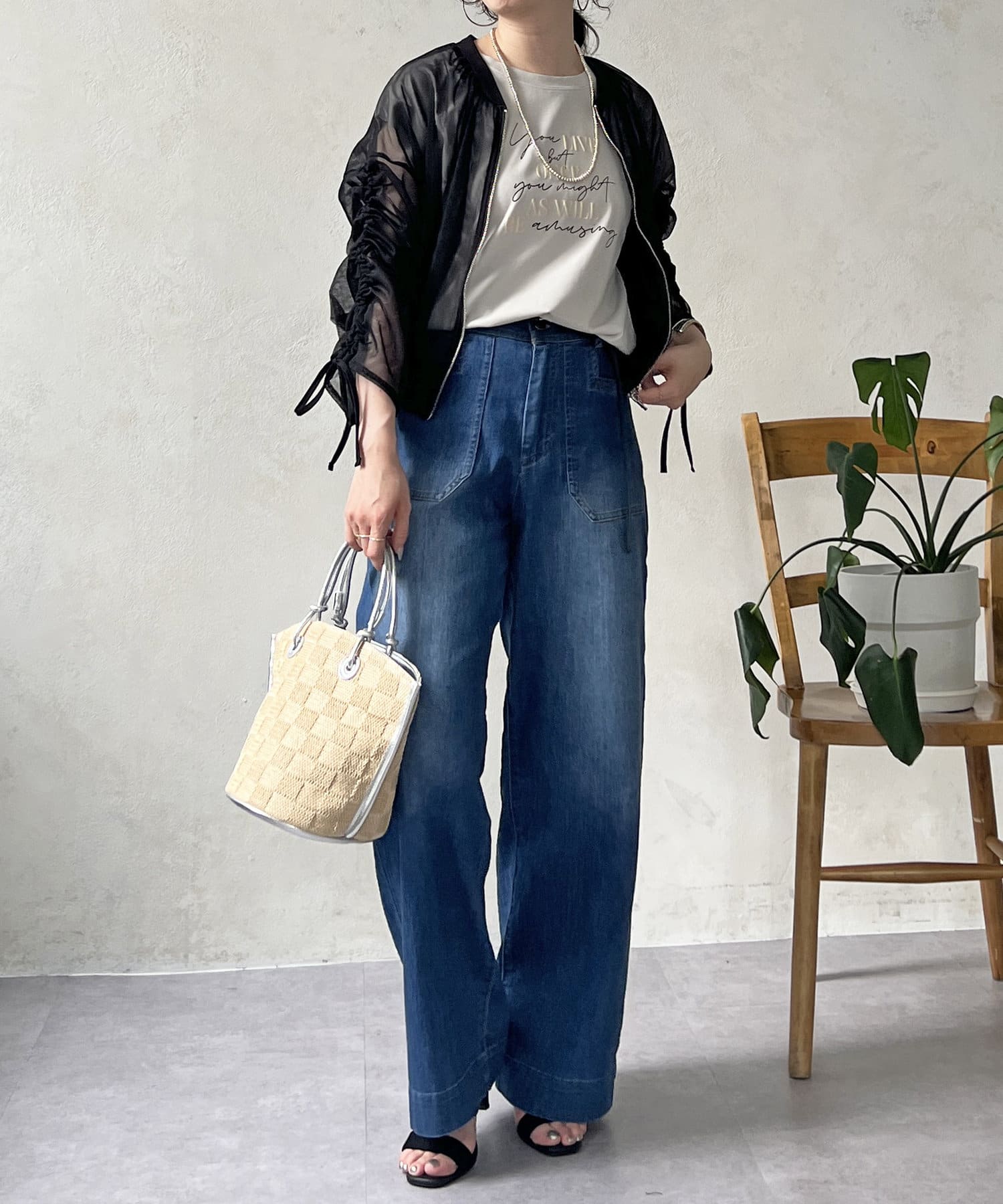 Croisiere(クロジエール) チュールシアーブルゾン