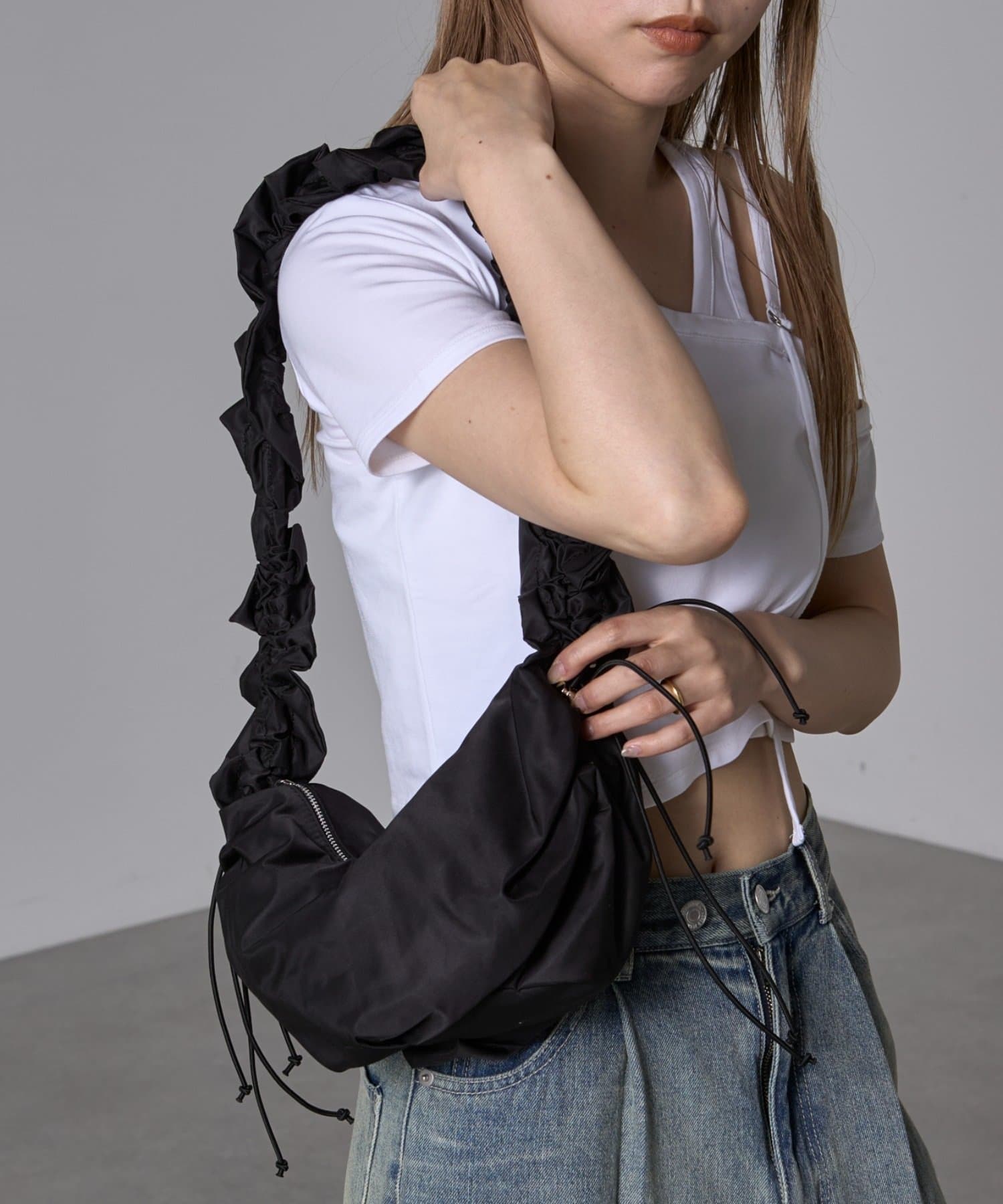 OUTLET(アウトレット) 【RAY CASSIN】ドロストギャザーBAG