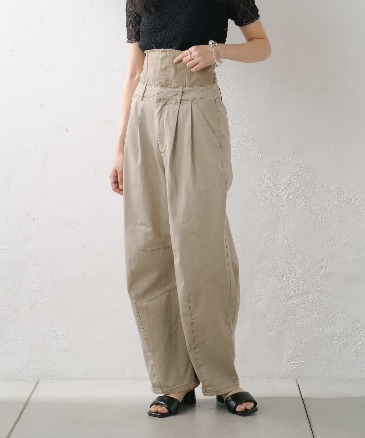 新色WEB先行販売/3サイズ展開】カーゴデニムパンツ（デニム