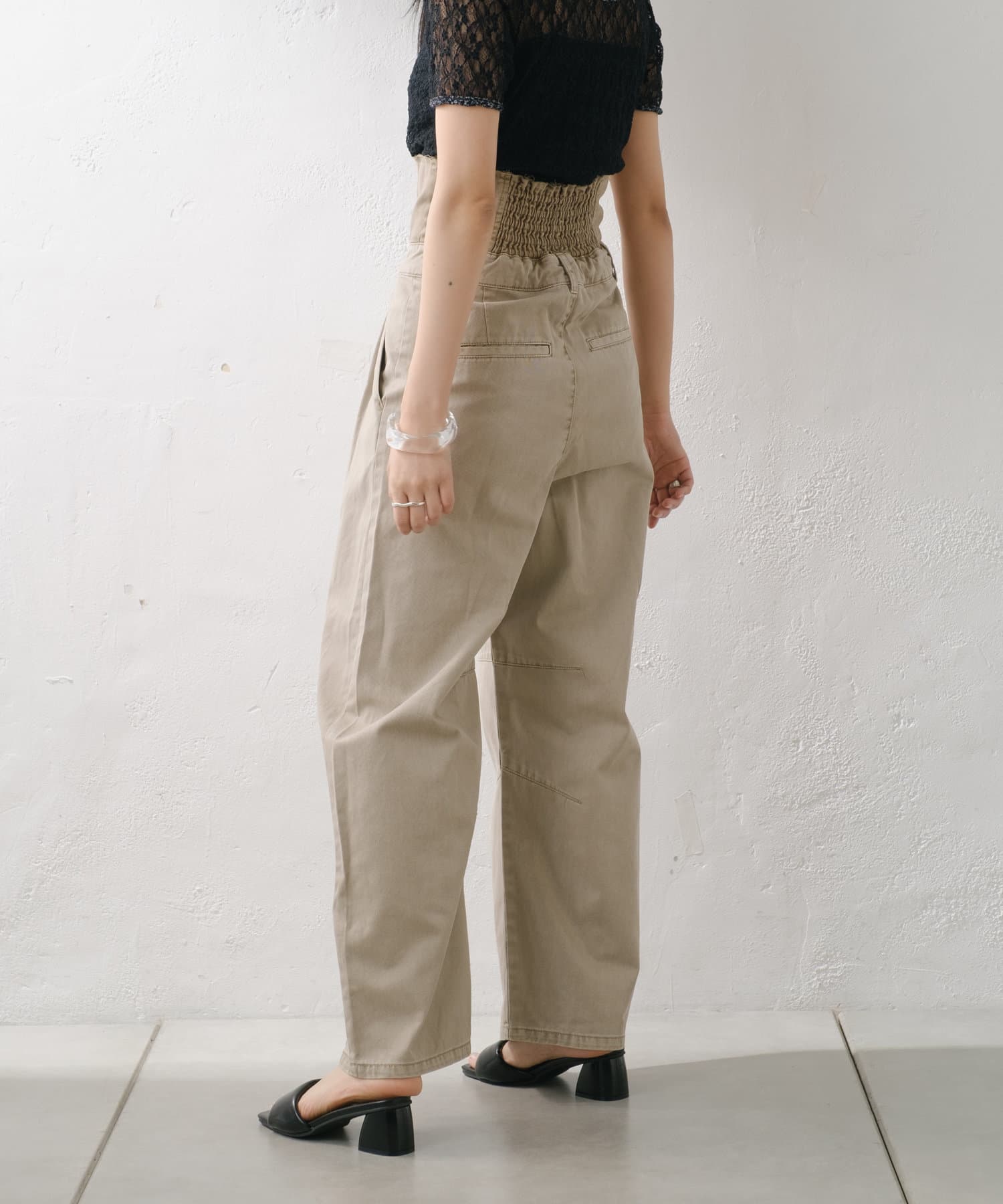 OUTLET(アウトレット) 【Kastane】スーパーハイウエストカーブデニム