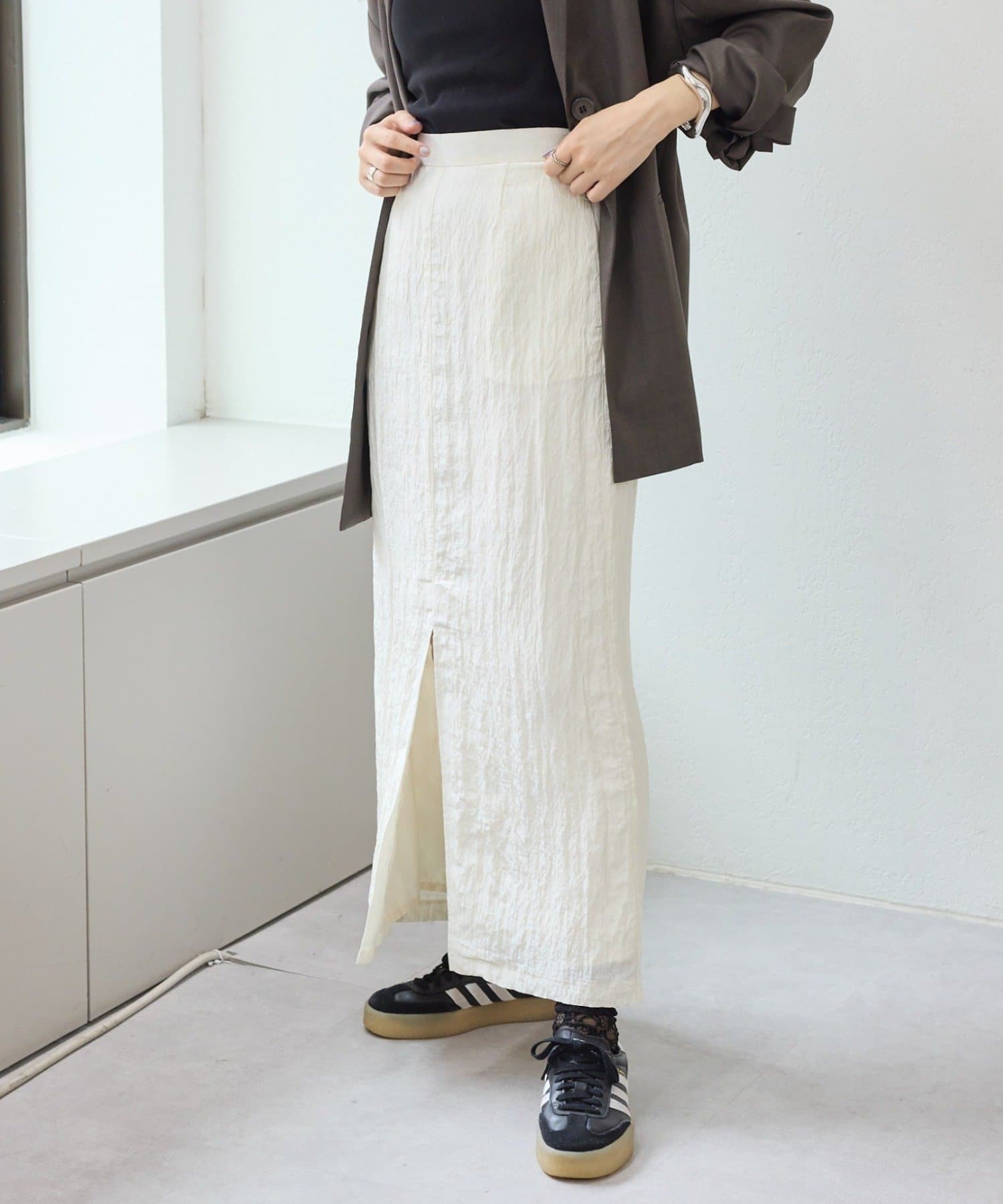 OUTLET(アウトレット) 【Kastane】シャイニースカート