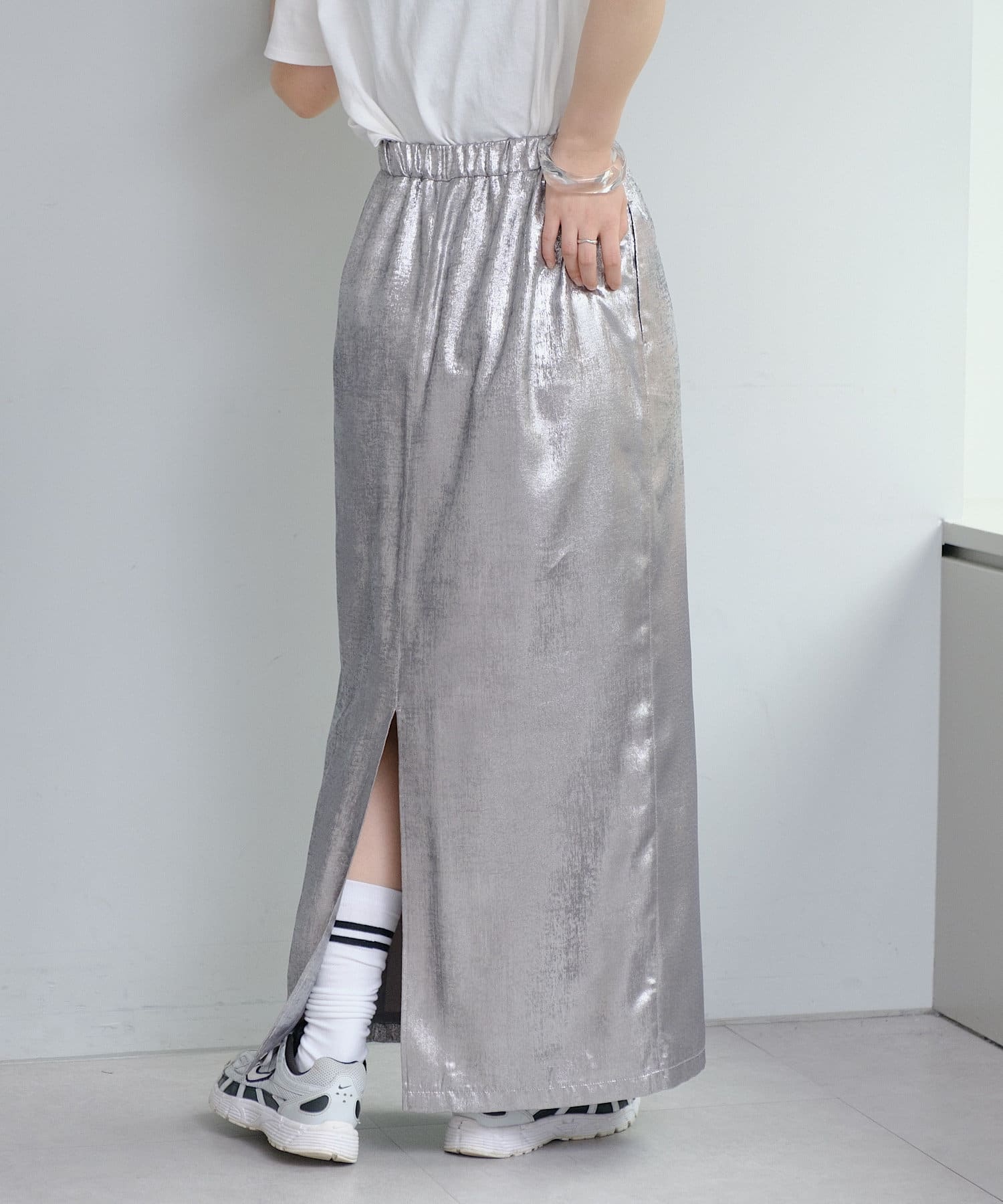 OUTLET(アウトレット) 【Kastane】シャイニースカート