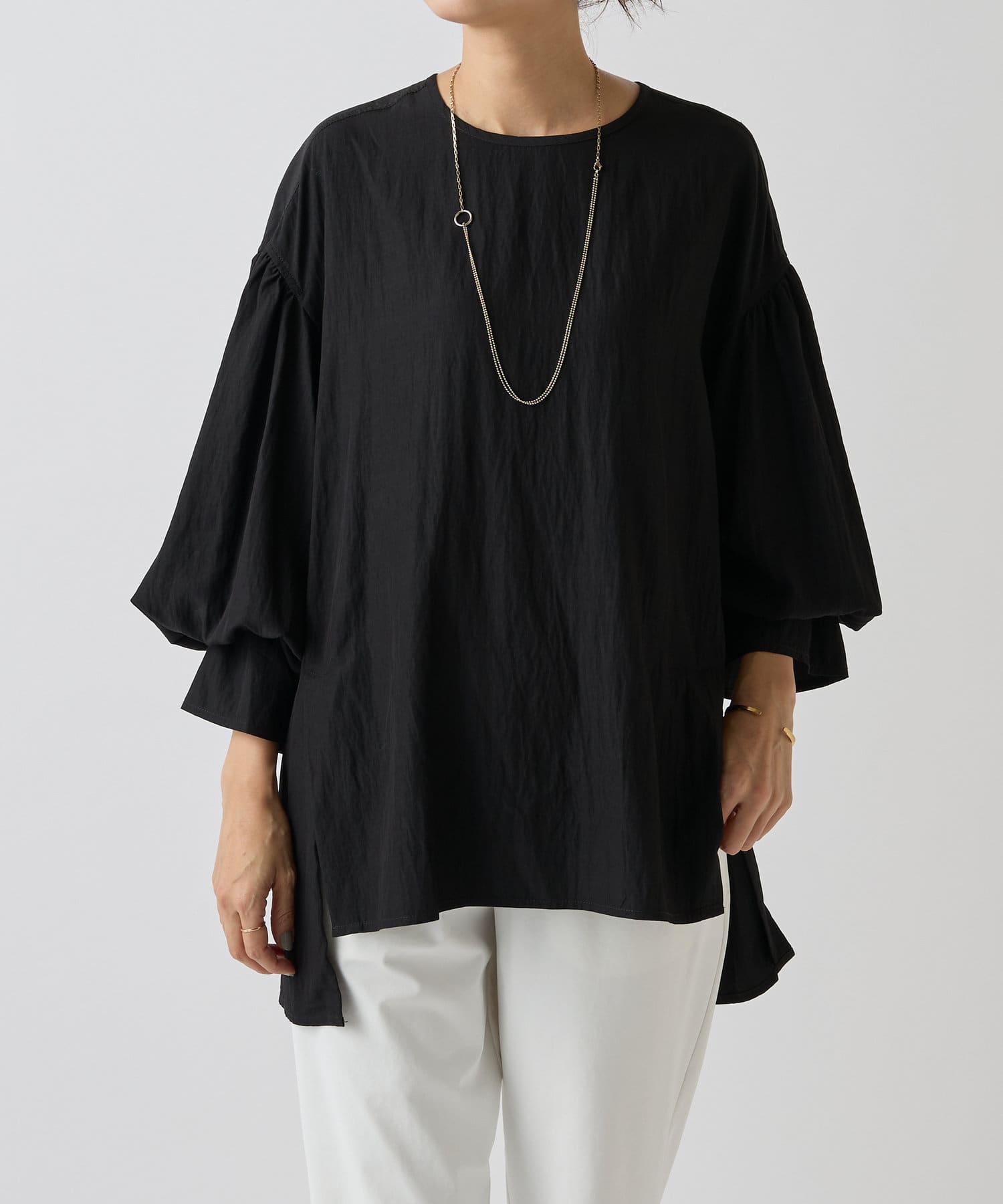BEARDSLEY｜ギャザーカフスシャツ | Rakuten Fashion(楽天
