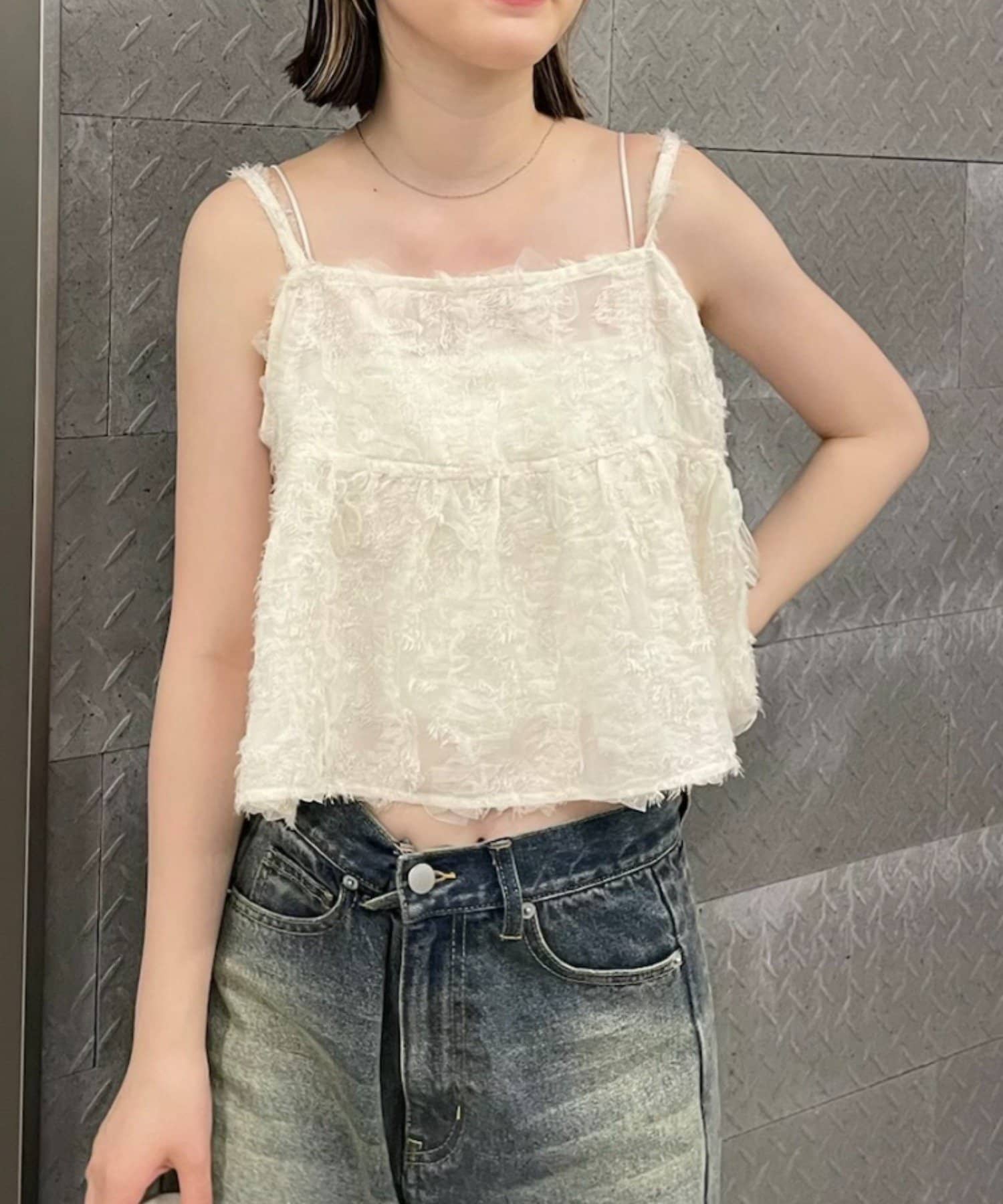 MARS キャミソール LACE キャミトップス（キャミソール）｜MOUSSY（マウジー）の