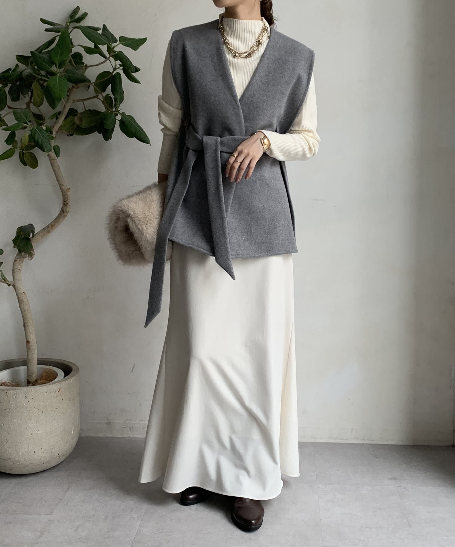 ボトルネックリブニット | DOUDOU(ドゥドゥ)レディース | PAL CLOSET(パルクローゼット) - パルグループ公式ファッション通販サイト