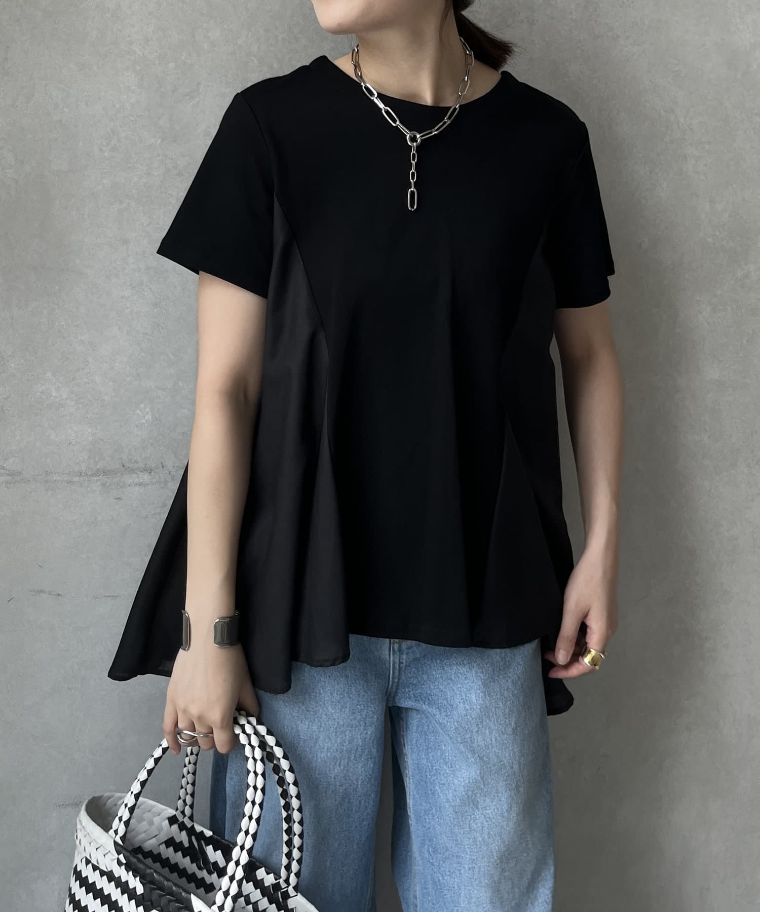 DOUDOU(ドゥドゥ) 【WEB限定】 バックレースアップトップス