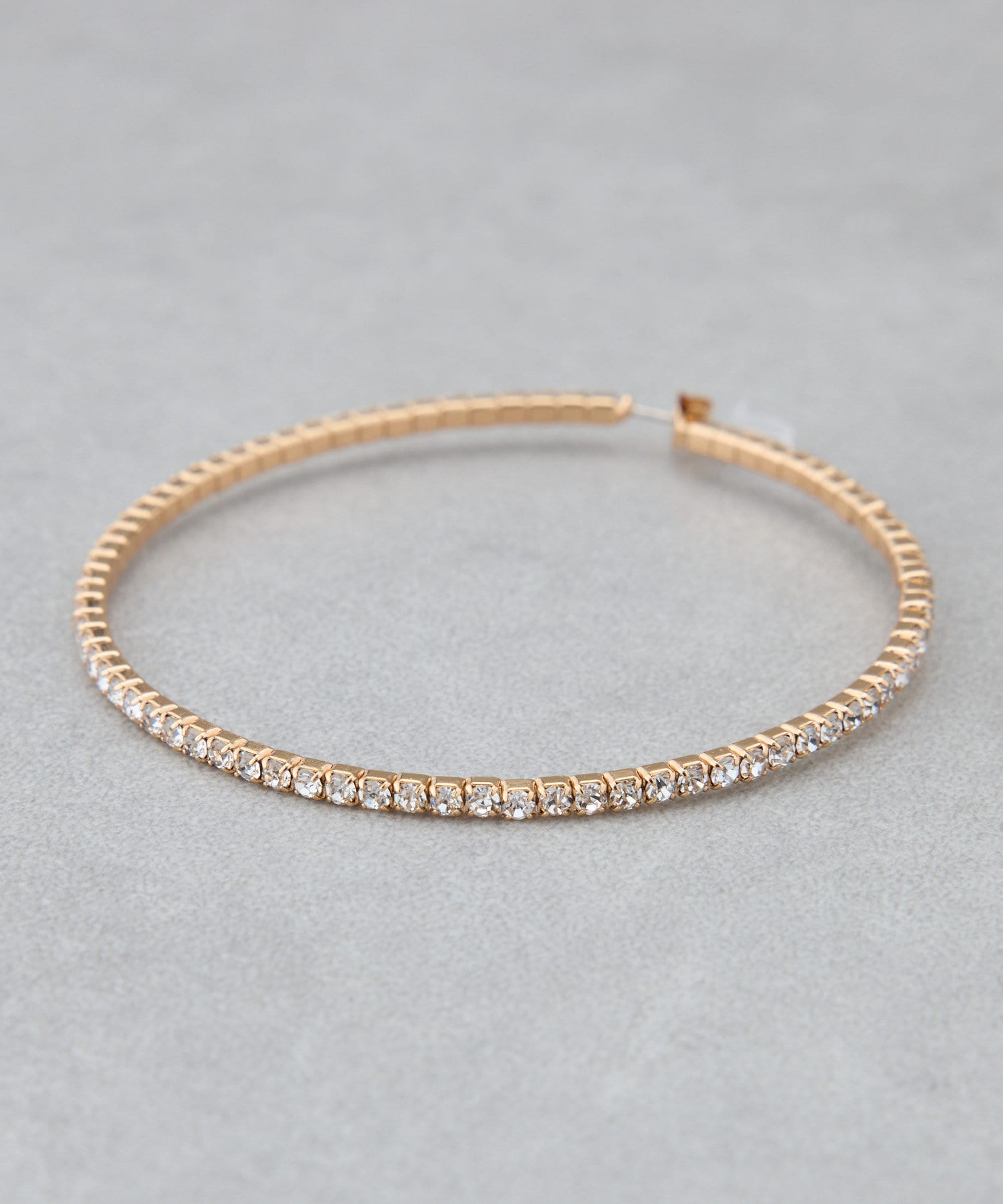 Lattice(ラティス) ビジューフープピアス
