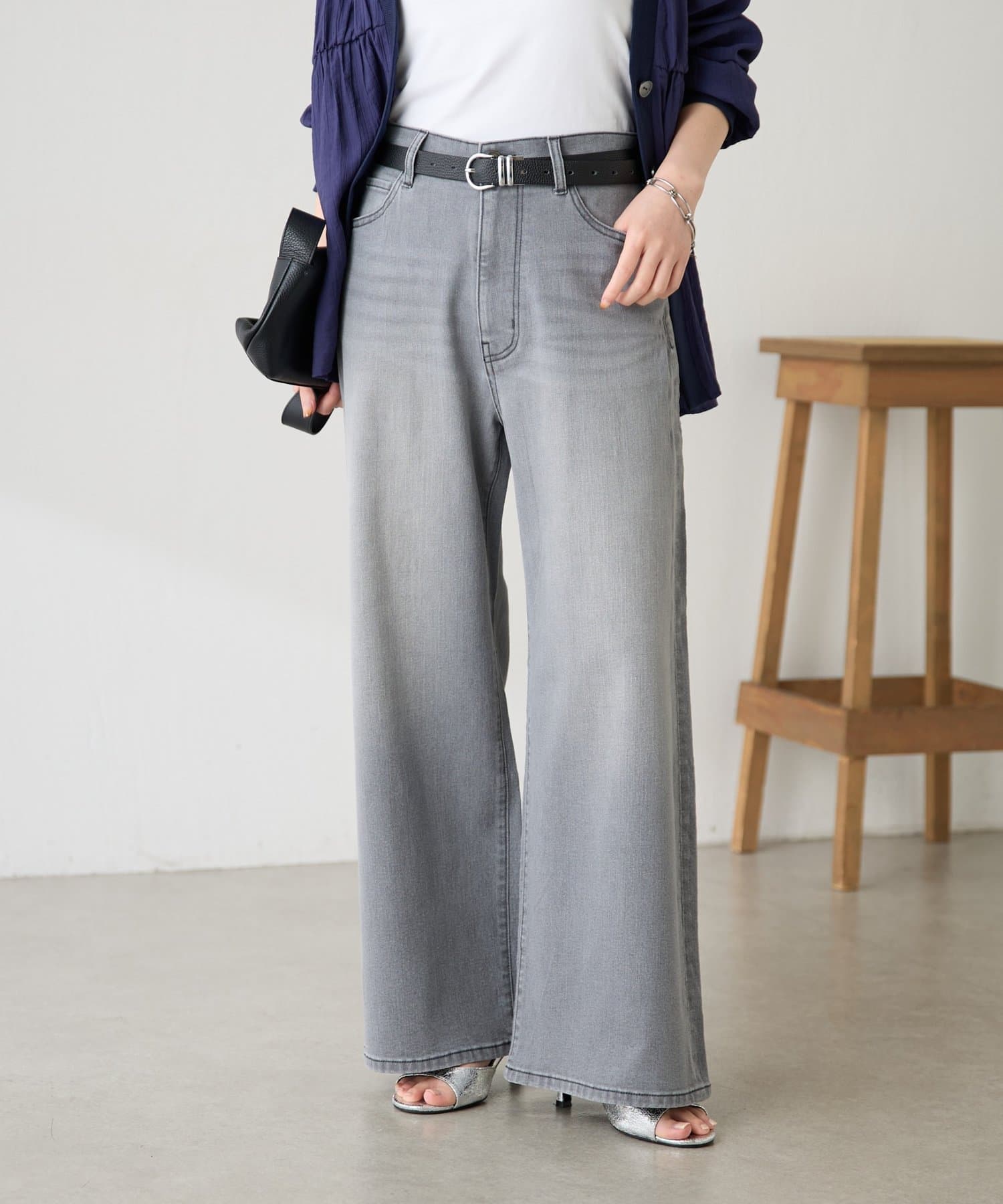 COLLAGE GALLARDAGALANTE(コラージュ ガリャルダガランテ) 《完売サイズ再入荷決定》【XLサイズ/ストレッチ/累計販売1.1万超】リラックススーパーワイドデニム