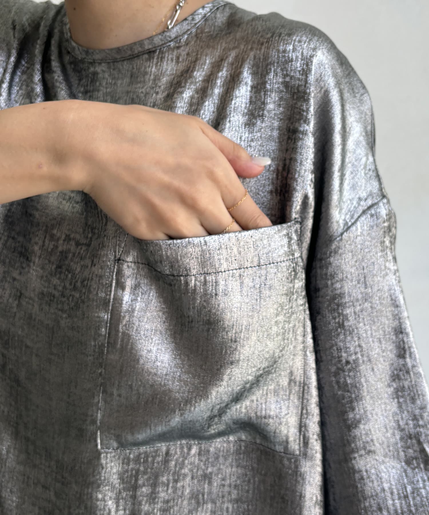 DOUDOU(ドゥドゥ) 【WEB限定】グリッターTEE