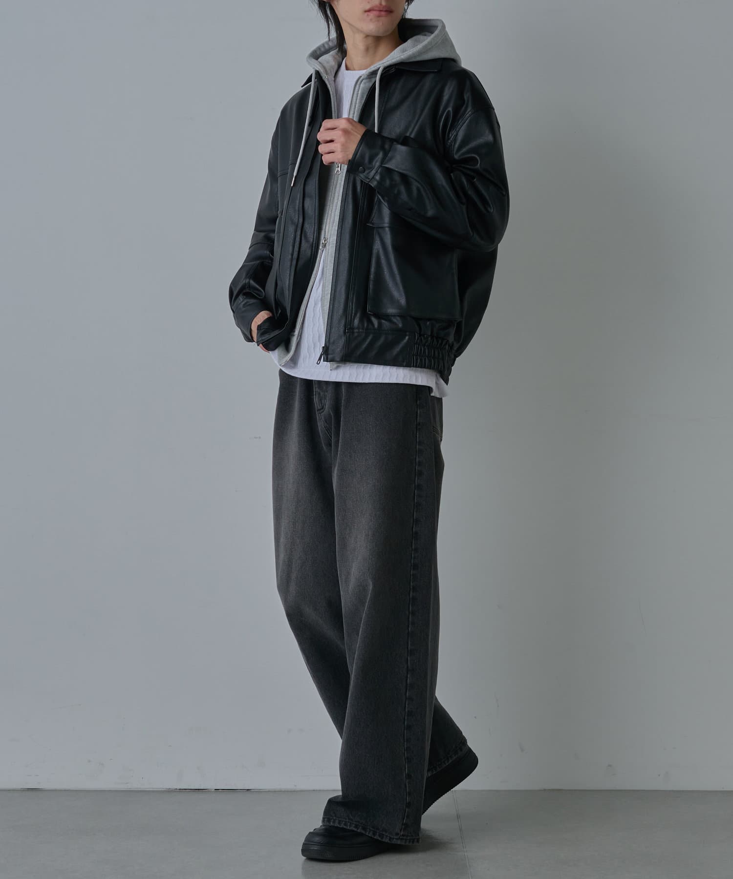 COLONY 2139(コロニー トゥーワンスリーナイン) 【UNISEX/新色追加】ヴィンテージレザーライクA2フライトジャケット