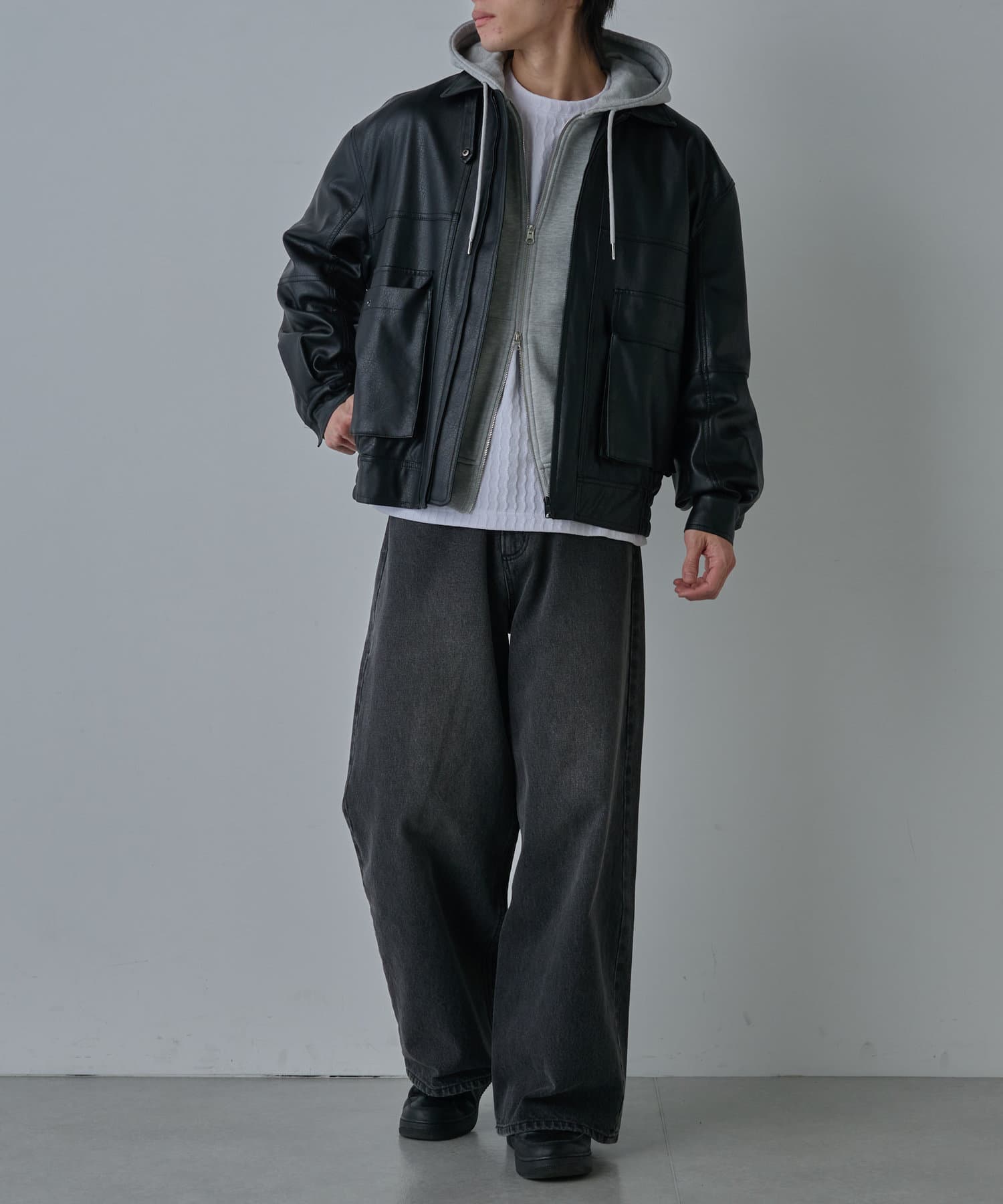 COLONY 2139(コロニー トゥーワンスリーナイン) 【UNISEX/新色追加】ヴィンテージレザーライクA2フライトジャケット