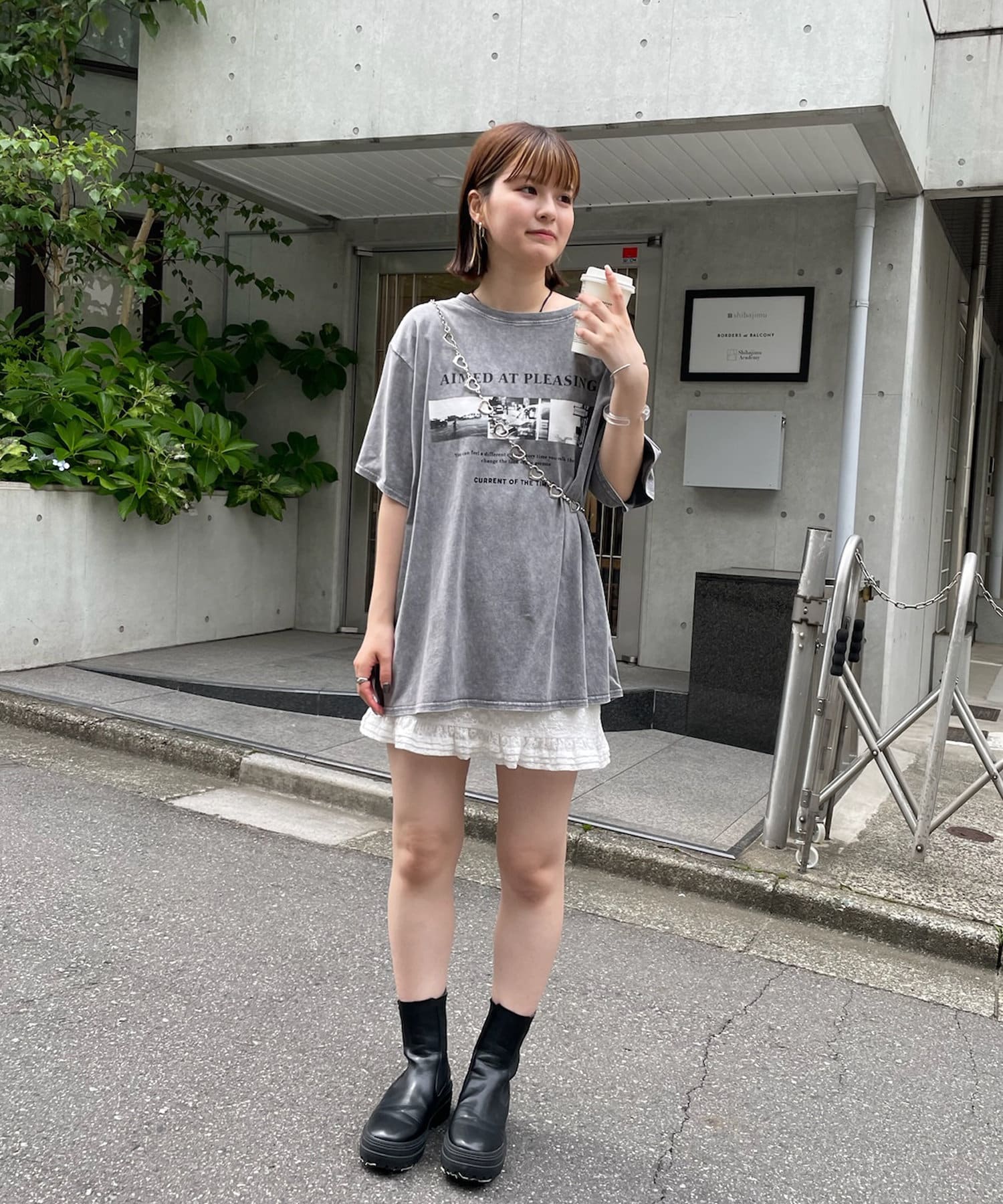 BORDERS at BALCONY デニム Vネック ビスチェ BORDERS at BALCONY デニム Vネック ビスチェ