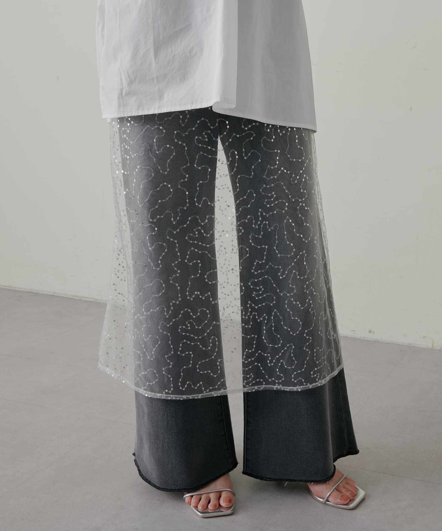 【美品】omekashi ラップスカート Omekashi（オメカシ）の「ラップマーメイドスカート（スカート