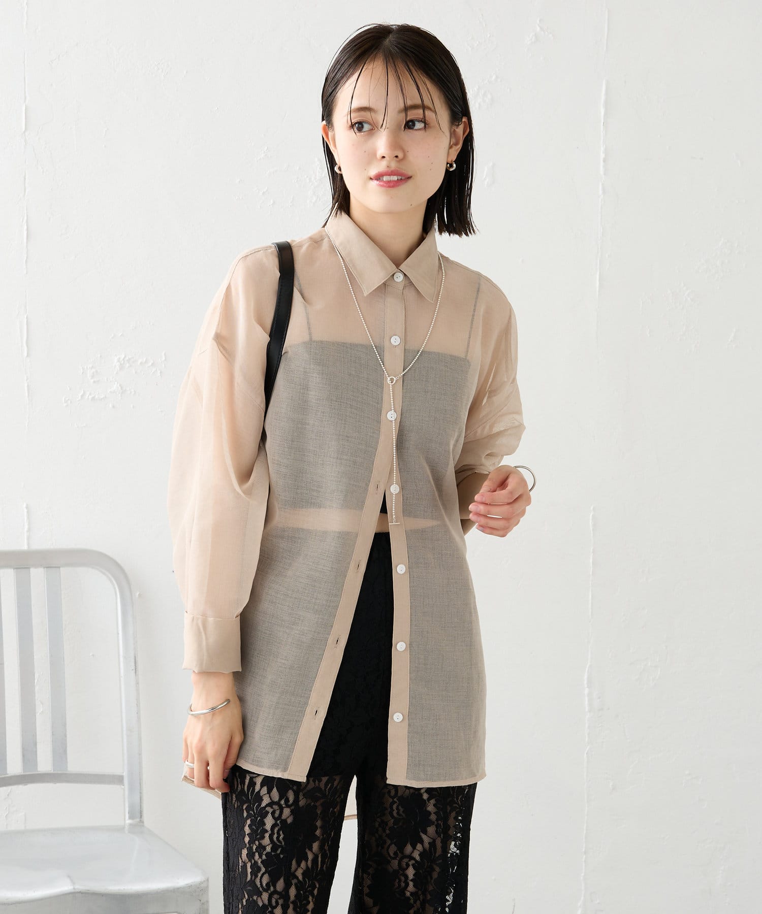 シアーシャツ | mystic(ミスティック)レディース | PAL CLOSET