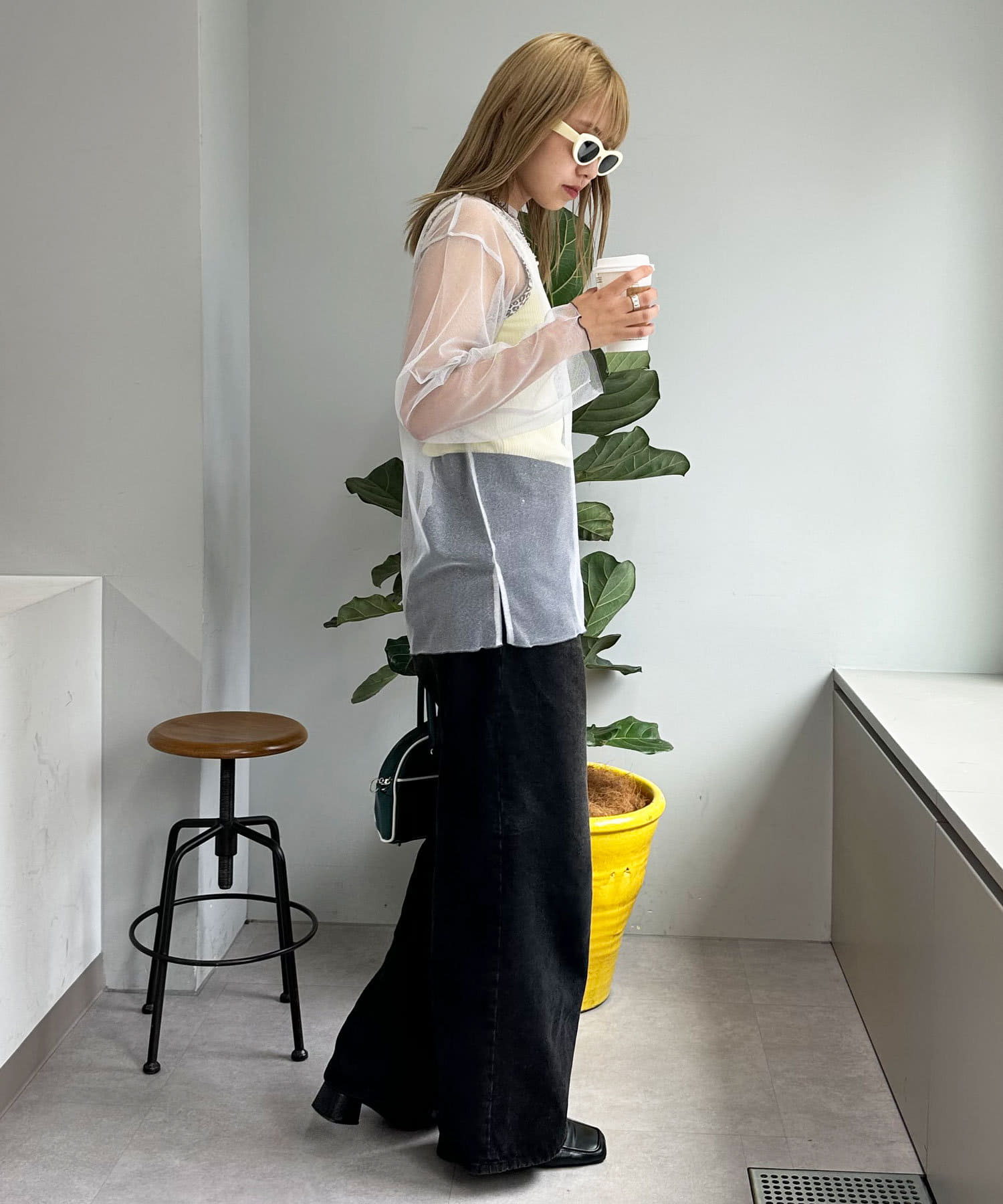 CIAOPANIC(チャオパニック) 【WEB限定】ラメクルーシアートップス