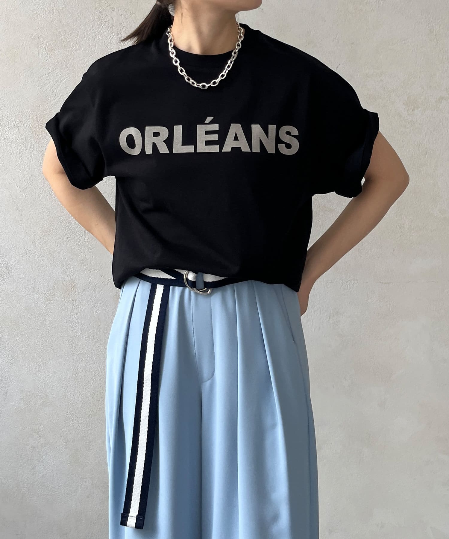 DOUDOU(ドゥドゥ) ORLEANSプリントボックスTEE