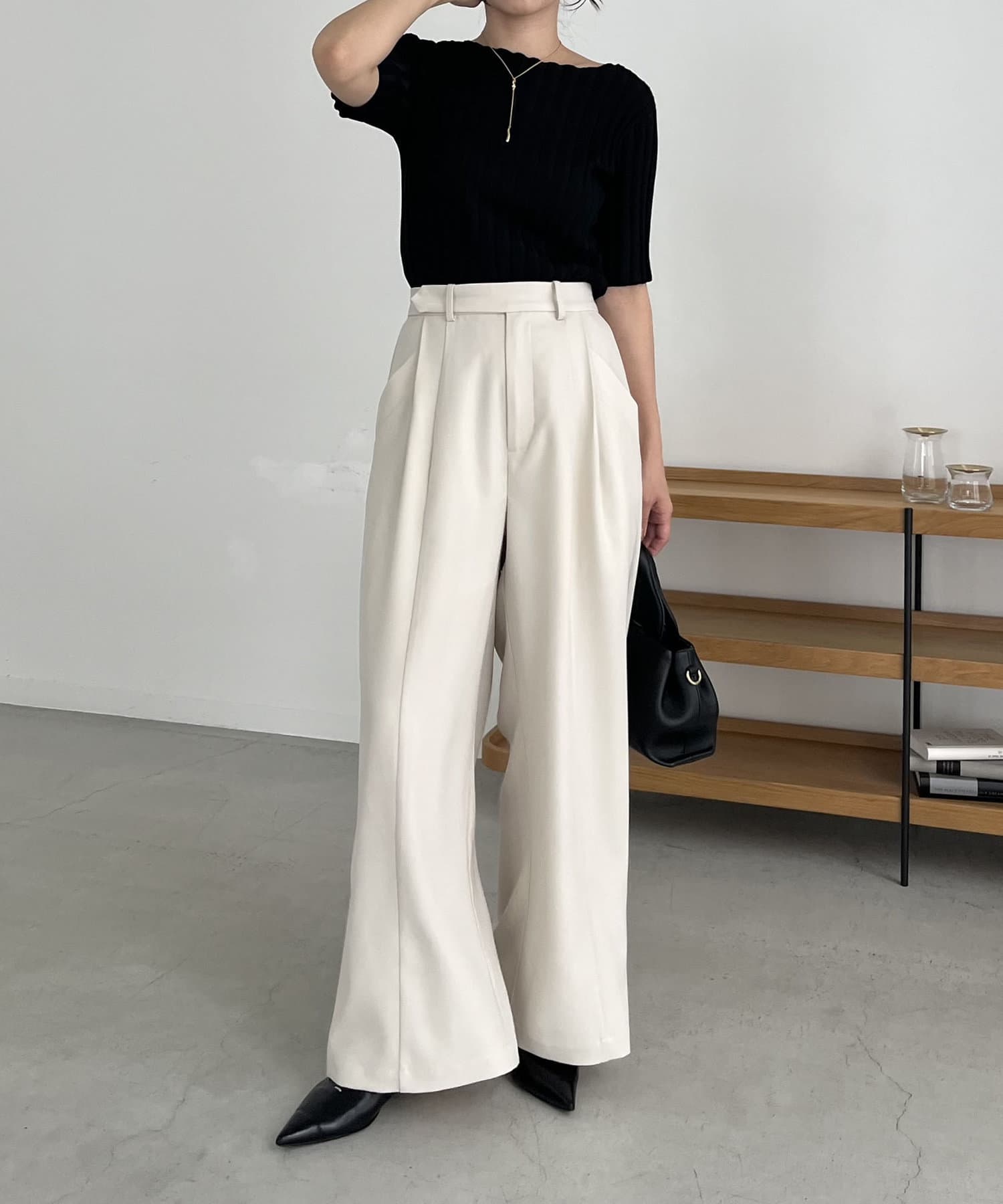 CAPRICIEUX LE'MAGE】サイドポケットワイドパンツ | OUTLET