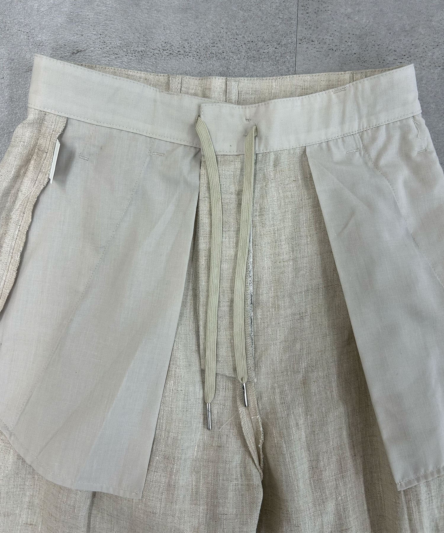 OUTLET(アウトレット) 【SHENERY】リネンタックパンツ