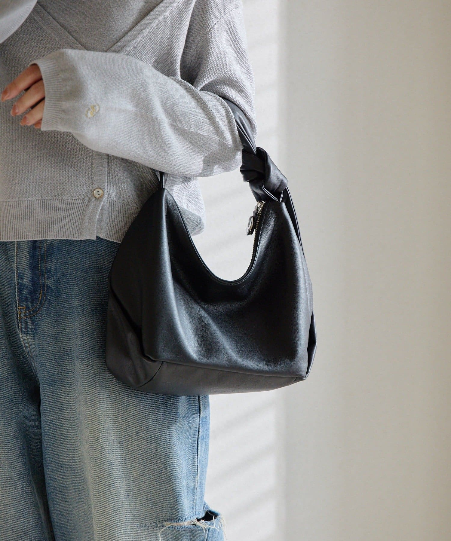 gemeil(ジェムイル) 【コラボカラーあり】ノットワンハンドルバッグ