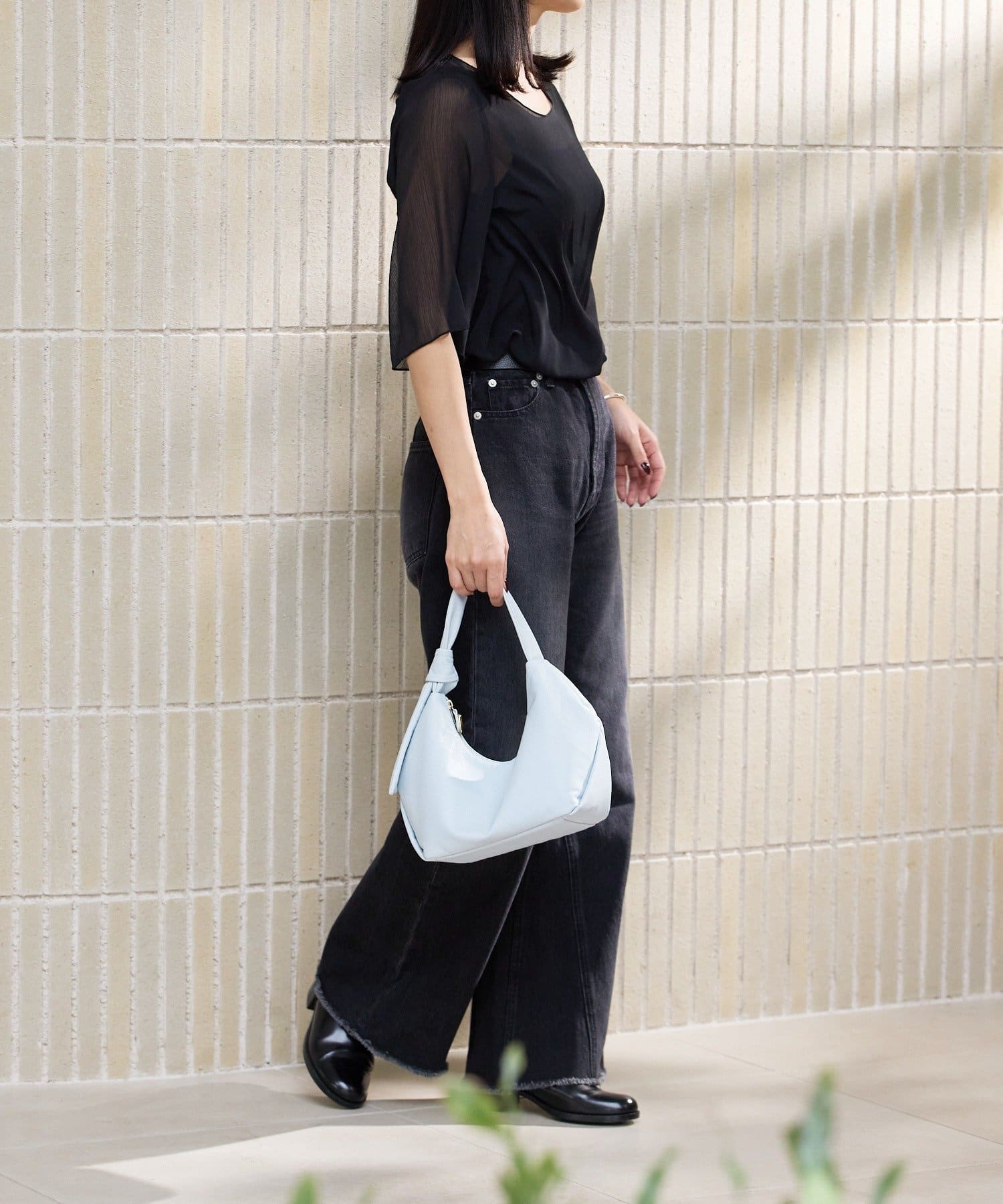 gemeil(ジェムイル) 【コラボカラーあり】ノットワンハンドルバッグ