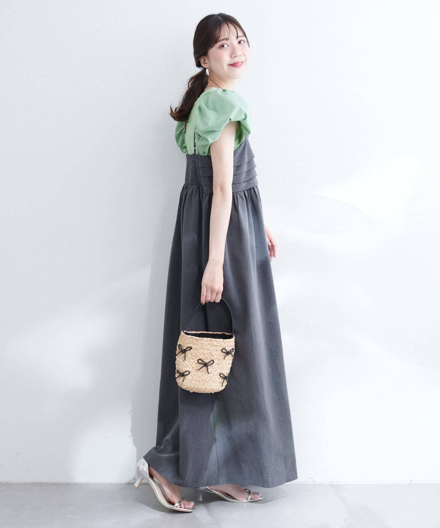 【EVERY.VERY niceclaup】シアーラメテレコボリューム袖tops | NICE CLAUP / OLIVE des OLIVE ...