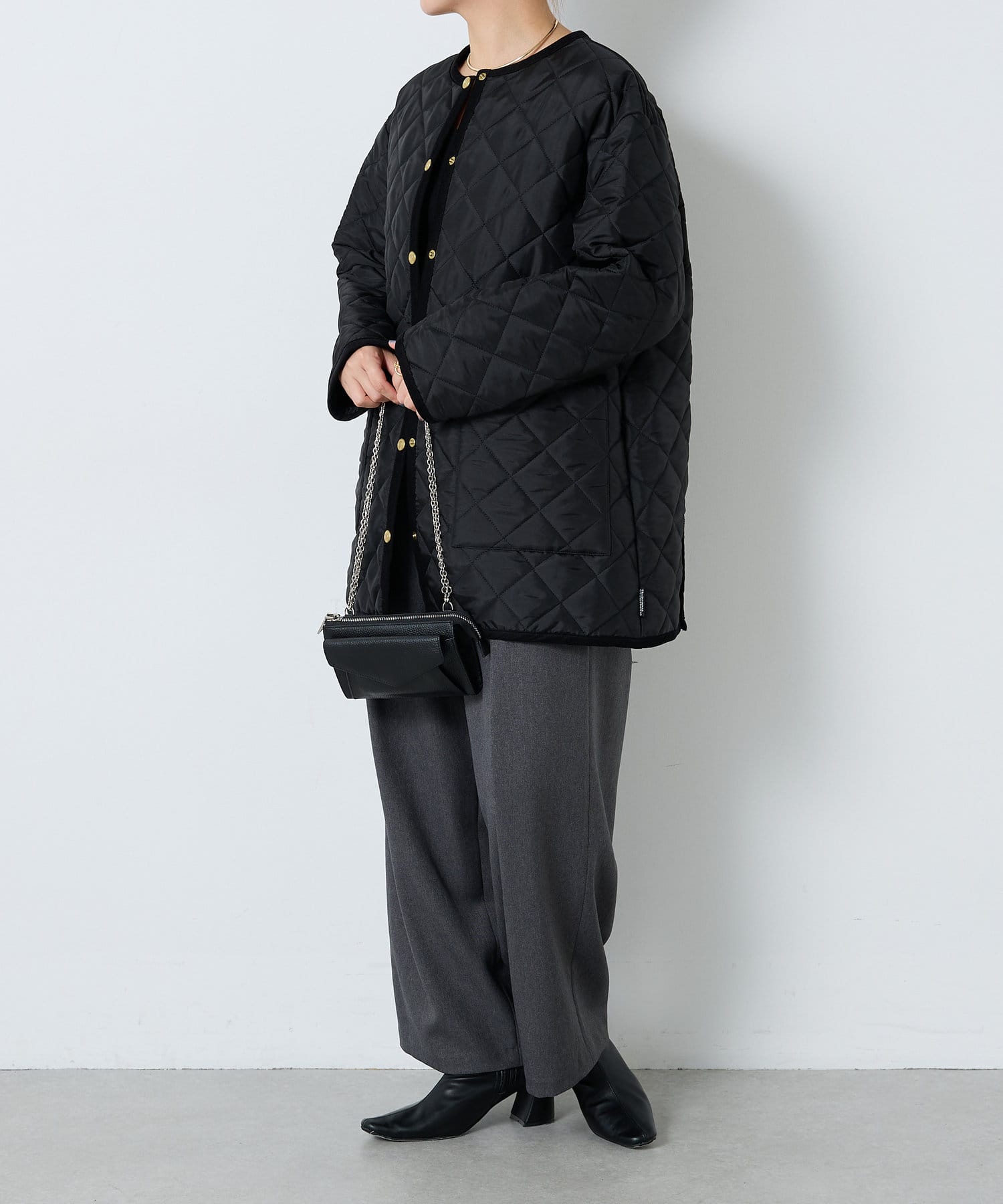 Traditional Weatherwear】Aラインキルティングコート | COLLAGE 