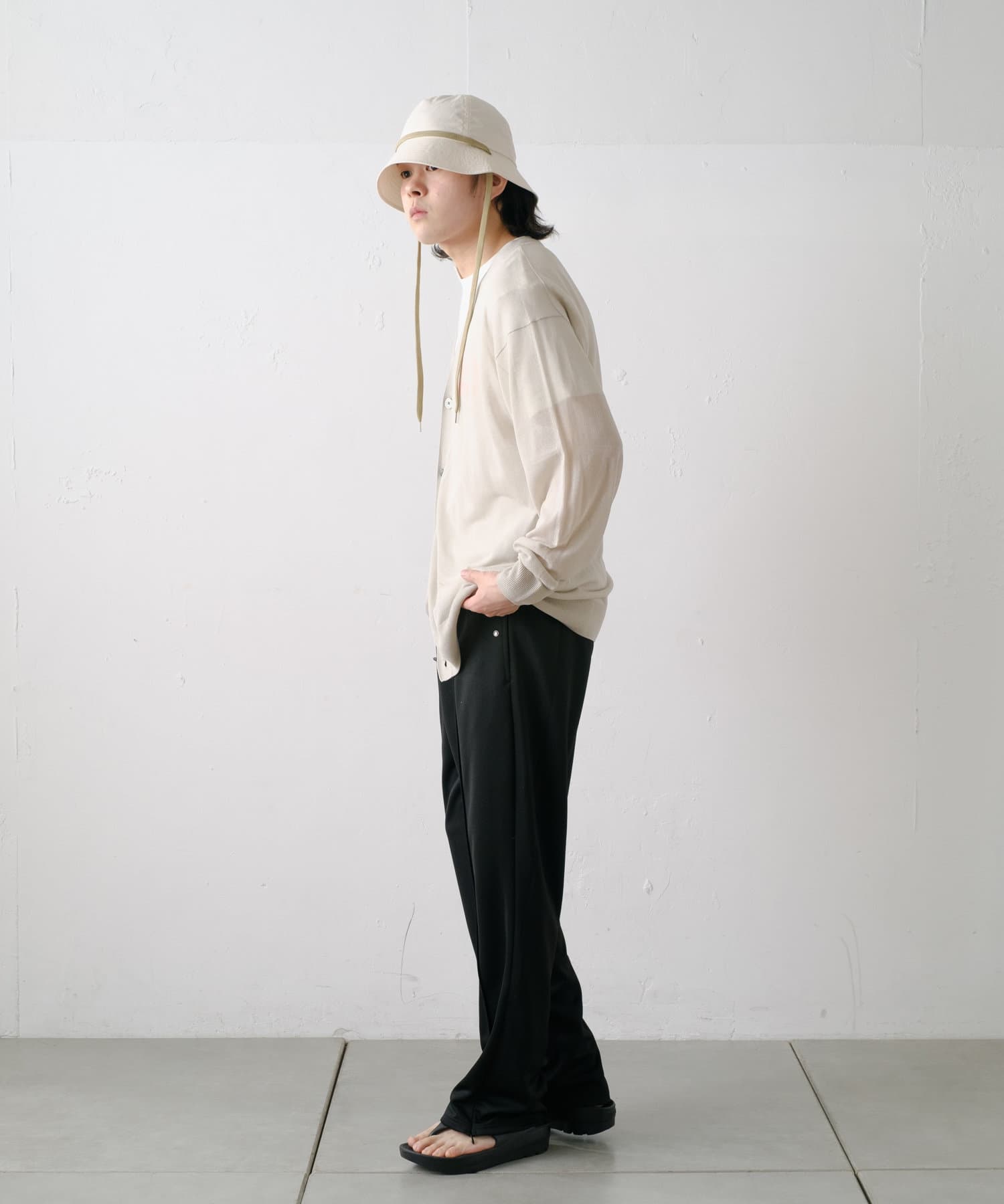 OUTLET(アウトレット) 【Kastane】シアーニットカーディガン