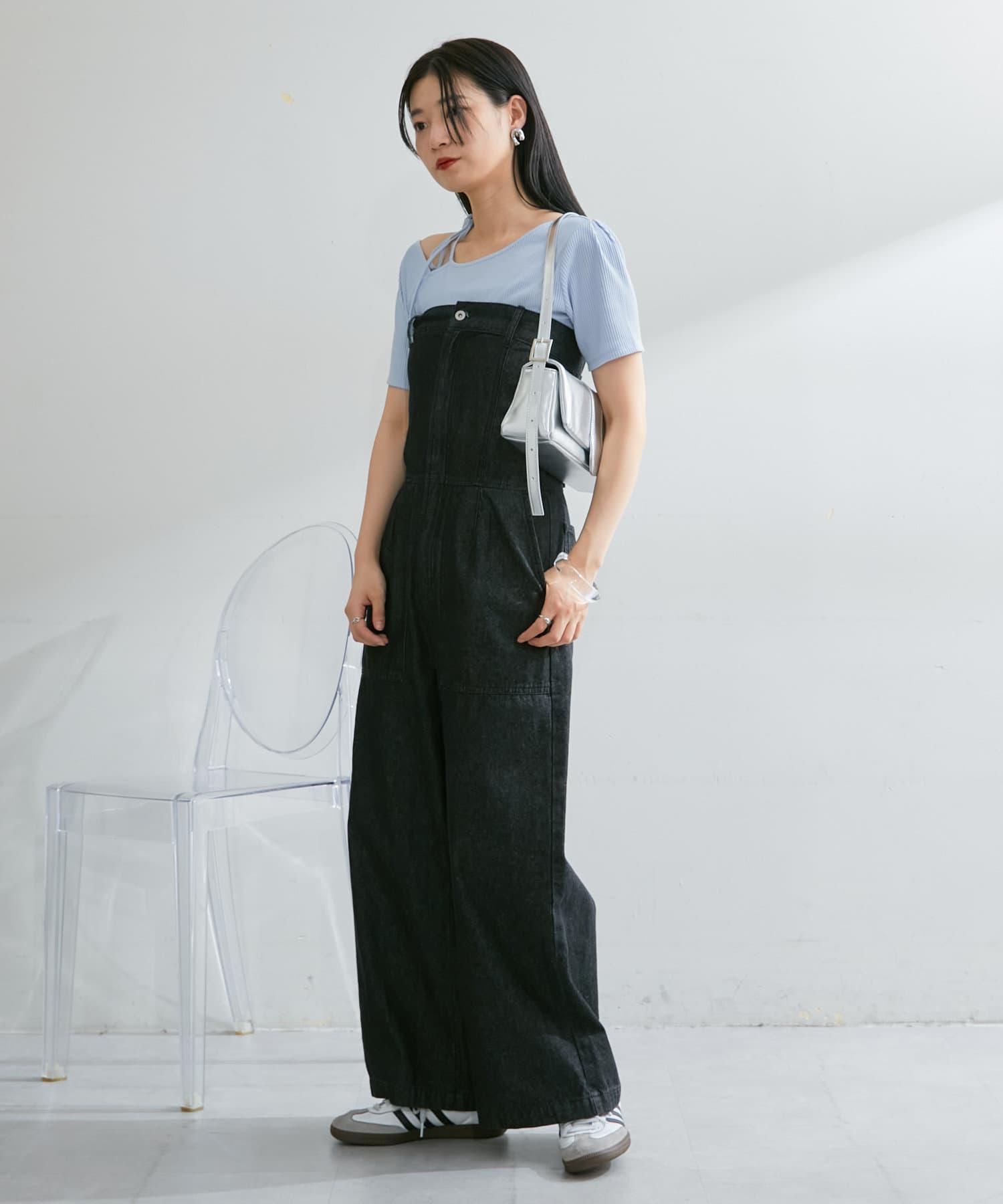 OUTLET(アウトレット) 【Kastane】テレコワンショルTee