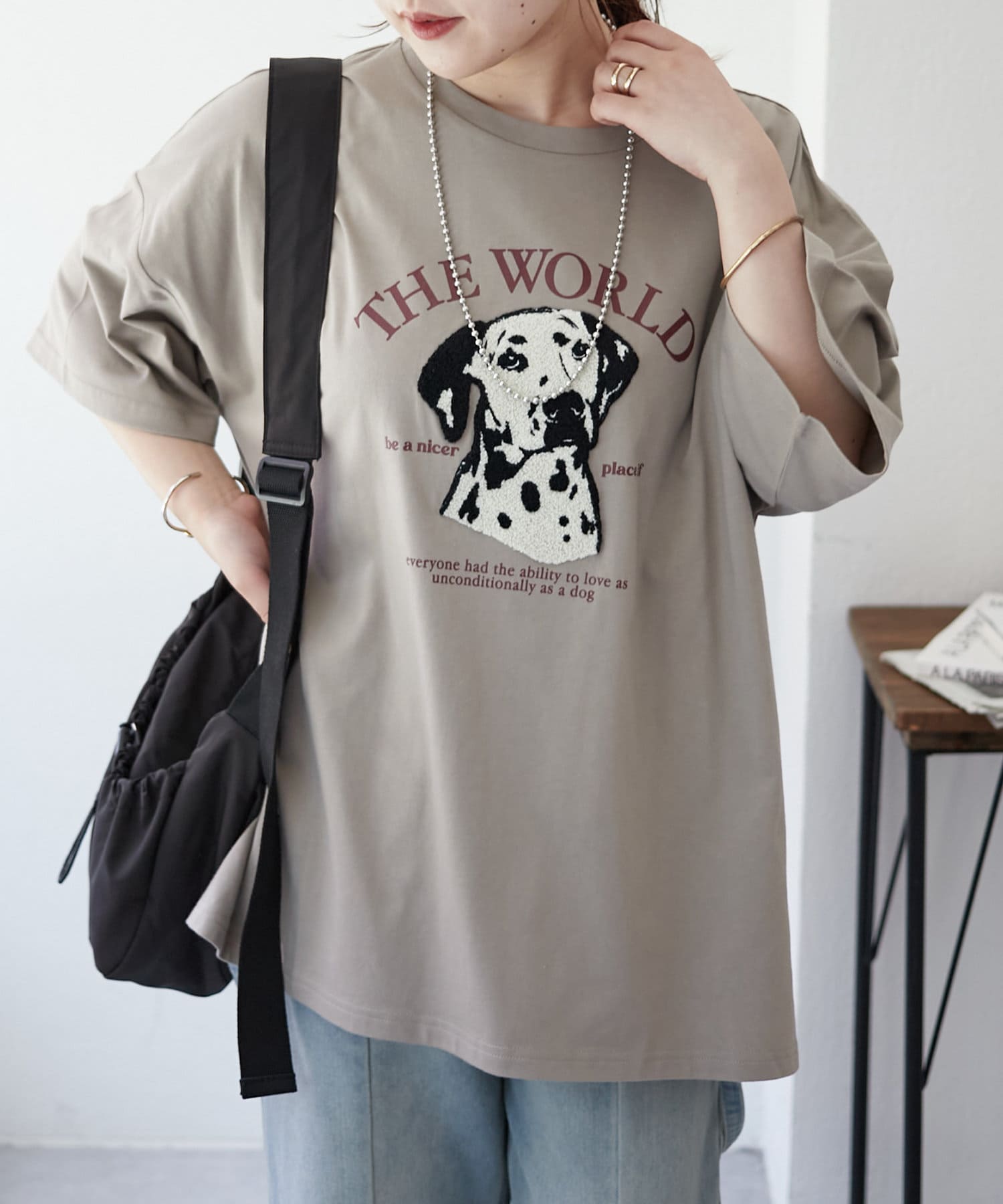 Remind me and forever(リマインドミーアンドフォーエバー) 犬サガラ＆ロゴBIGTシャツ