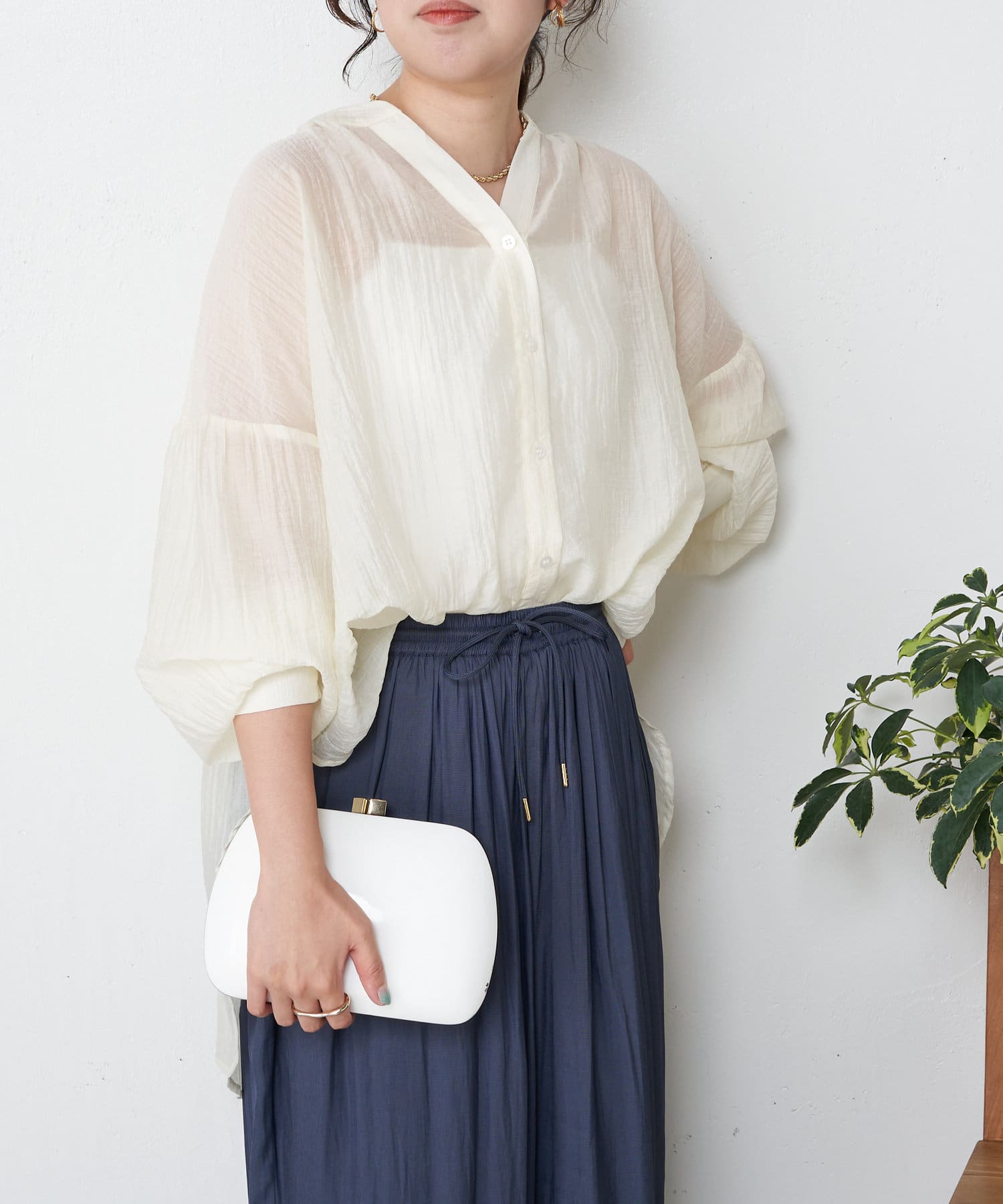 Jena espace merveilleux ブラウス シャツ 「新色登場」「ドライ