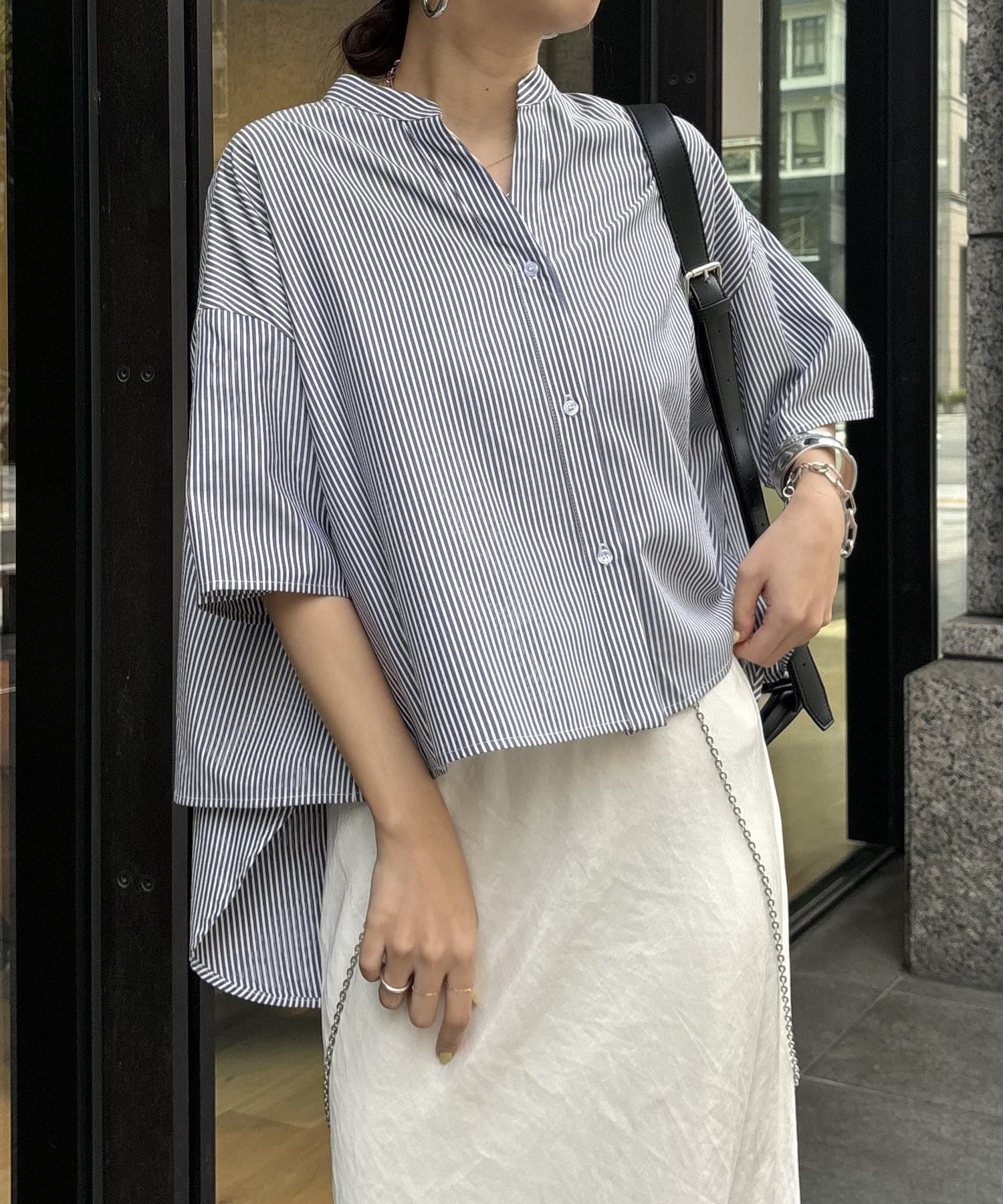 DouDou ノースリーブシャツ WEB限定】ノースリシャツジャケット | DOUDOU(ドゥドゥ