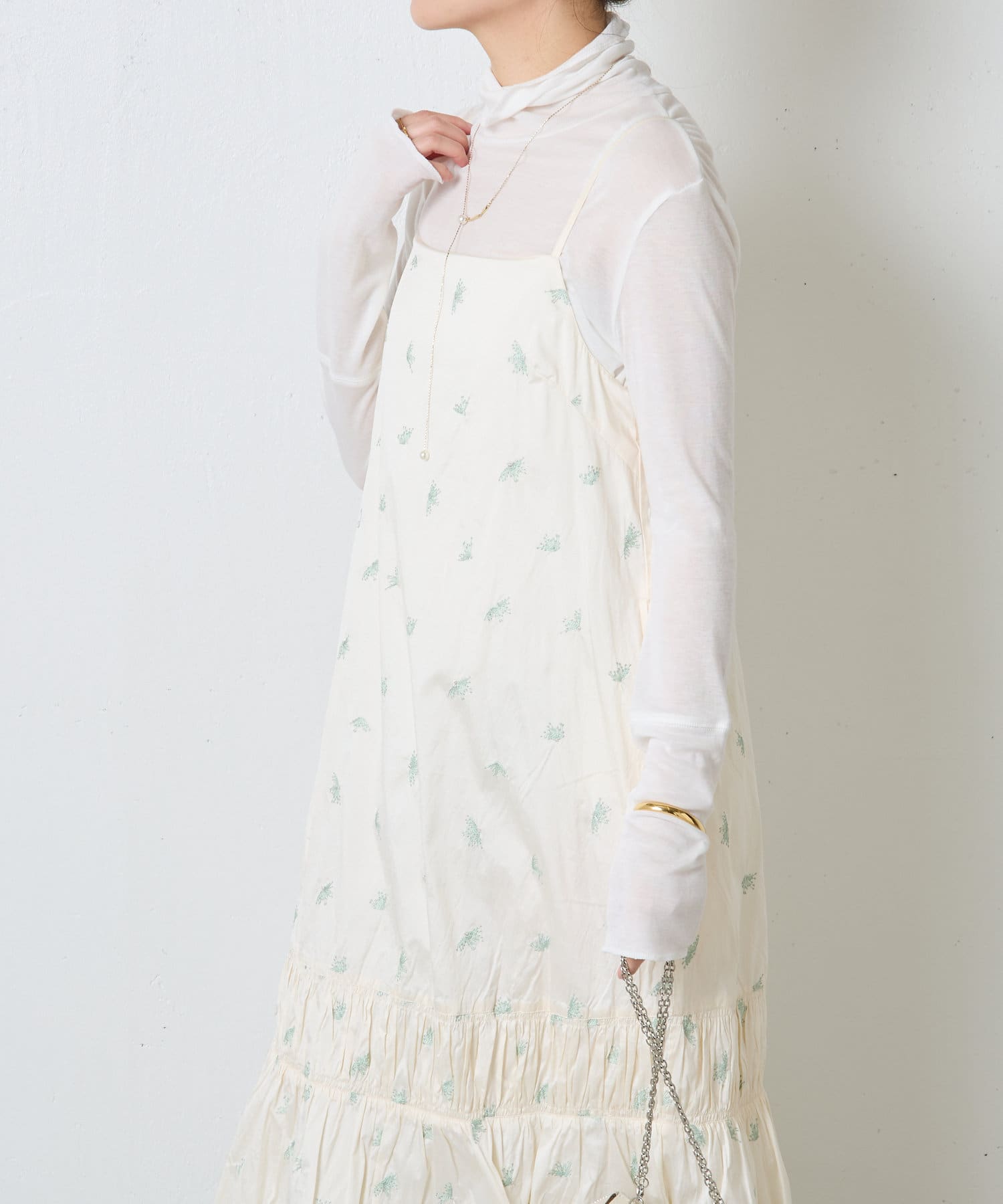 ne Quittez pas/ヌキテパ】刺繍キャミワンピース | COLLAGE  