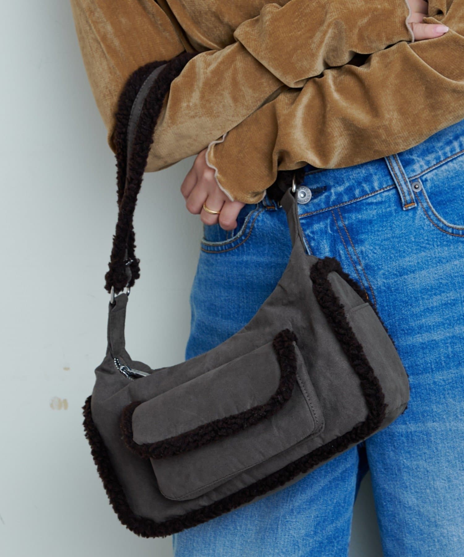 BIGポケットムートンワンハンドルBAG | CIAOPANIC TYPY(チャオパニック 