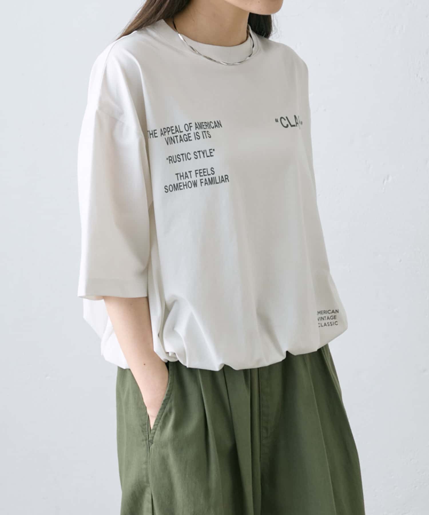 日本最大のブランド 吸水速乾】バルーンシルエットTシャツ | PUAL CE CIN トップス