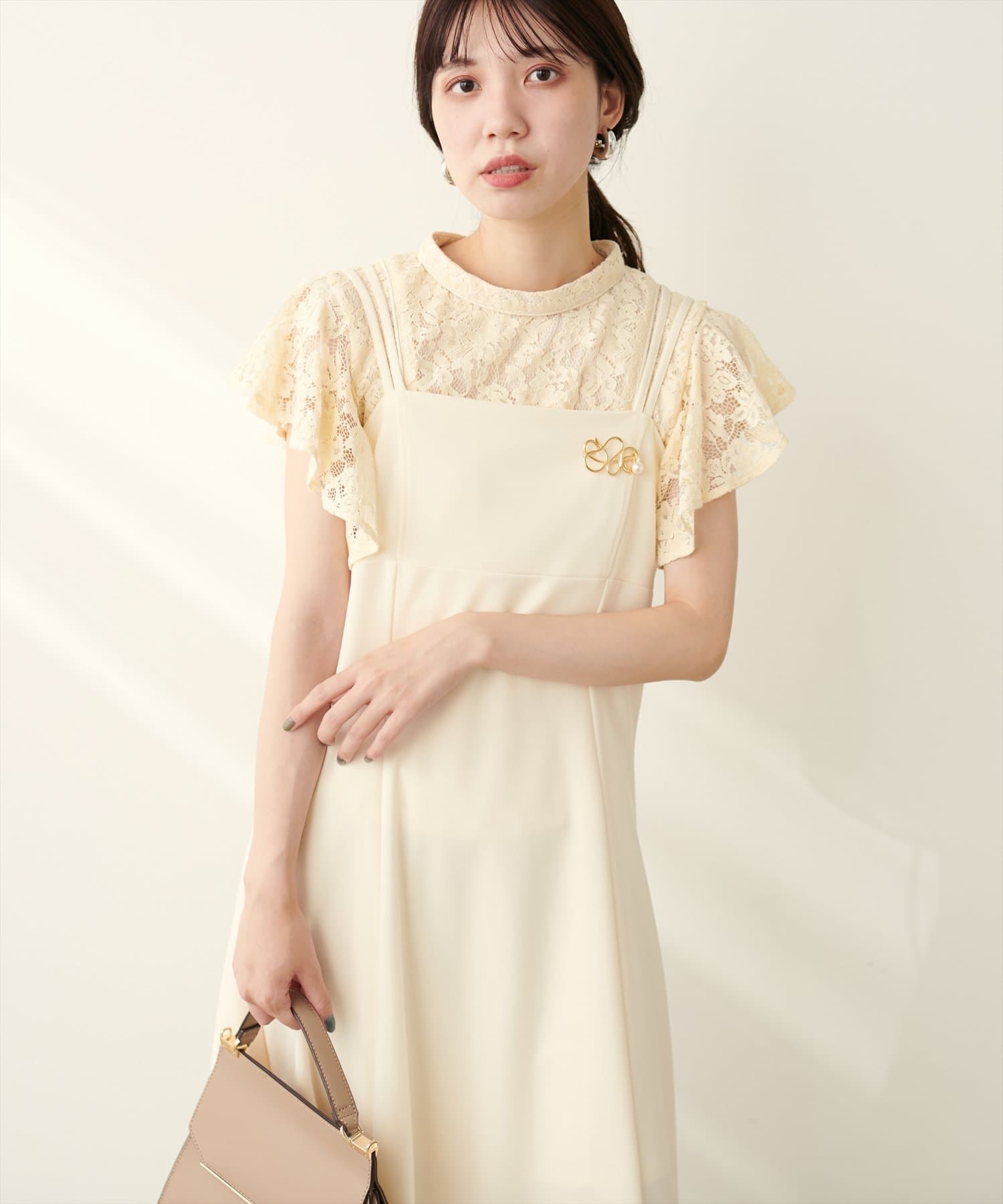 ラッフルレース SETUP ブラウス ラッフルレース SETUP ブラウス | NATURAL BEAUTY BASIC