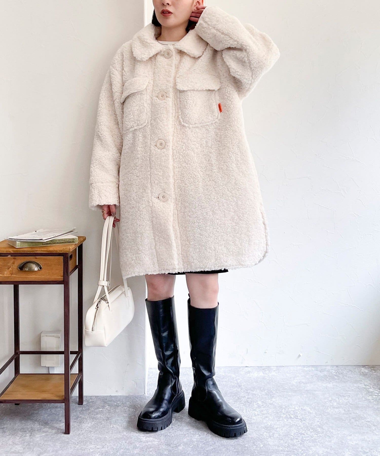 UNIVERSAL OVERALL】FREDY emue 別注BOA COAT | FREDY & GLOSTER(フレディ アンド  グロスター)レディース | PAL CLOSET(パルクローゼット) - パルグループ公式ファッション通販サイト