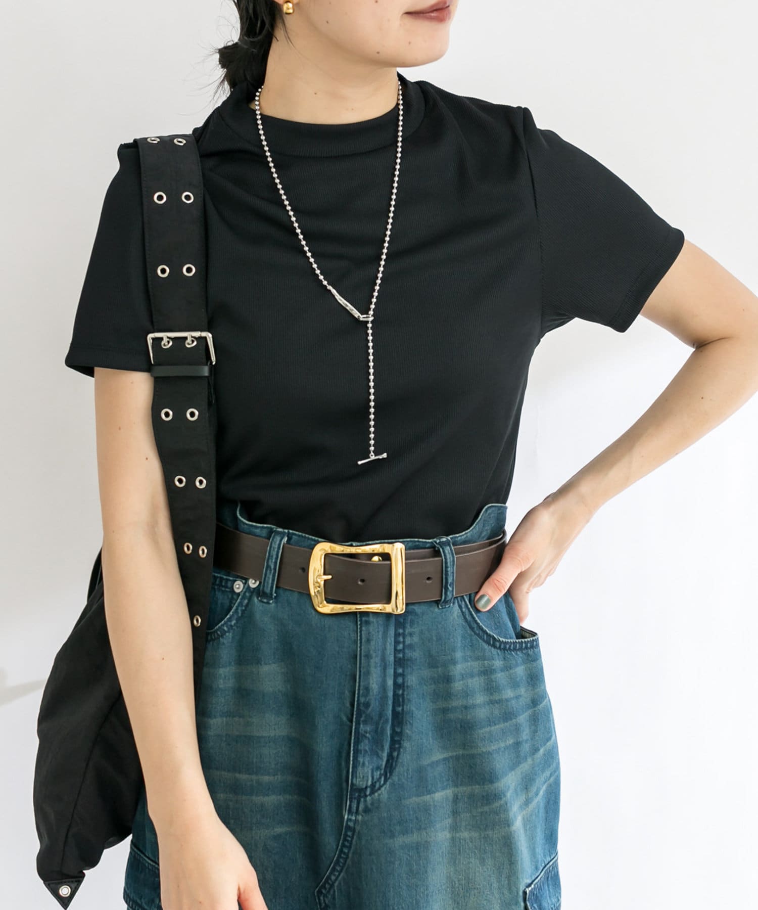 OUTLET(アウトレット) 【RIVE DROITE】【RIB trip】Tee
