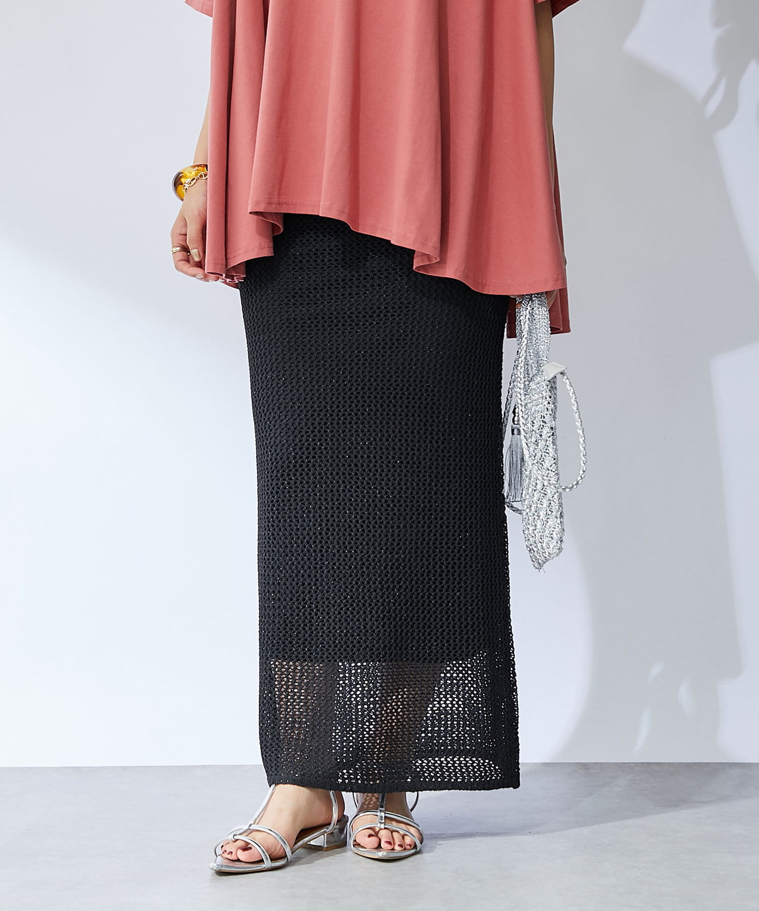 Nombre  Ｄix スカート un dix cors スカート ストレッチナロースカート : ZOZOTOWN