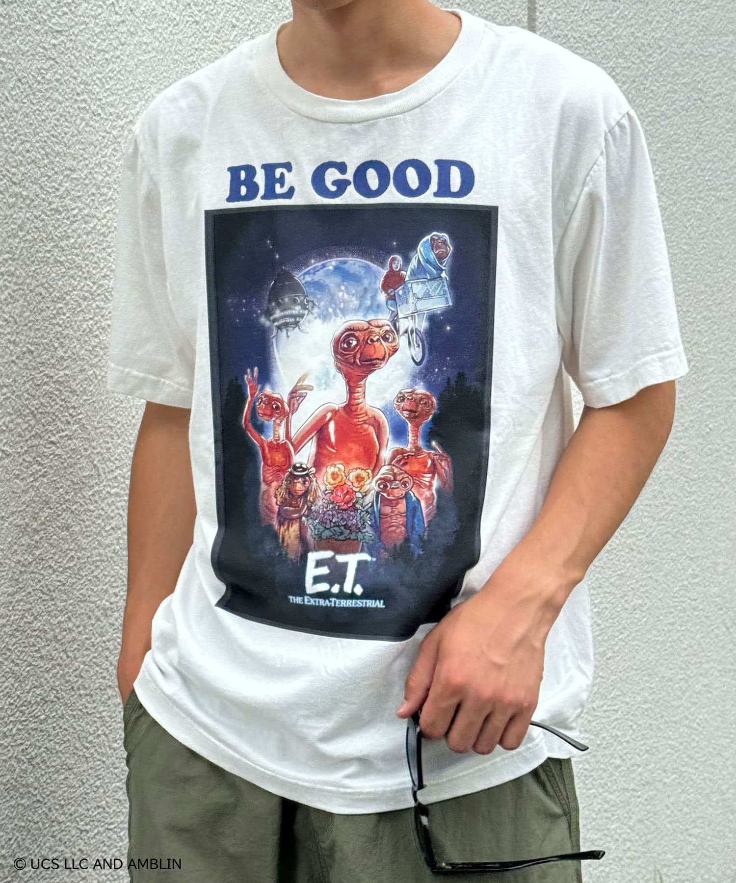 CIAOPANIC(チャオパニック) レディース 【Universalcollection/ユニバーサルコレクション】E. T.映画Tシャツ アイボリー